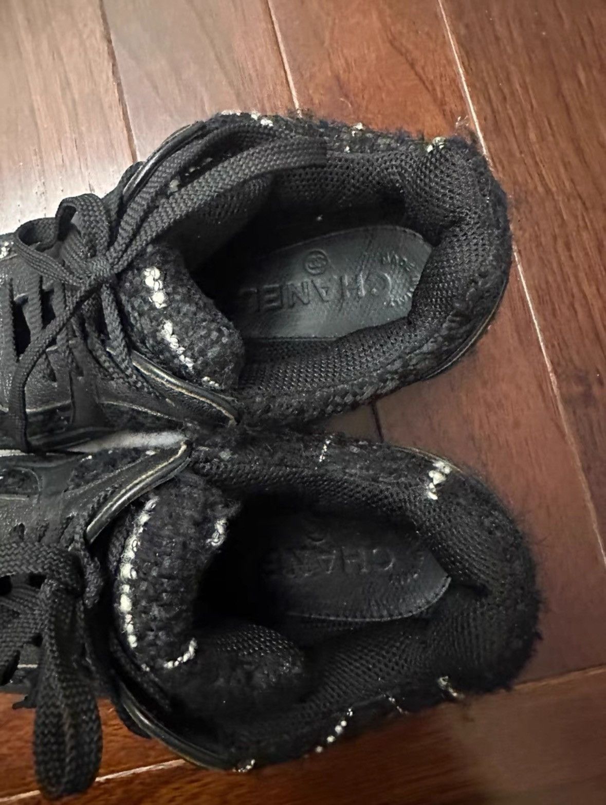 Chanel Chanel Tweed Sneakers Size US 6.5 / IT 36.5 - 6 Thumbnail