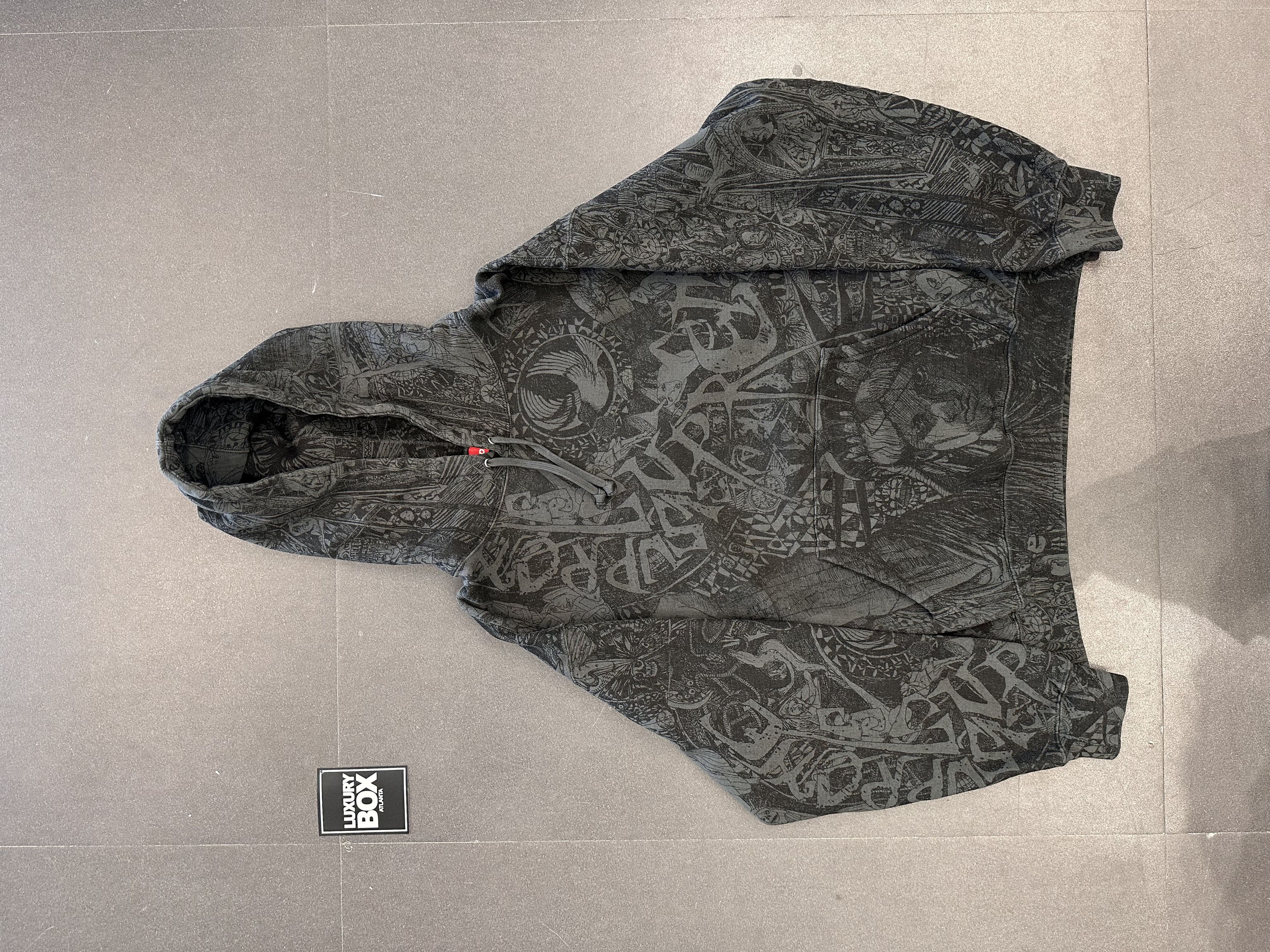 Supreme Liberty Hooded Sweatshirt Black