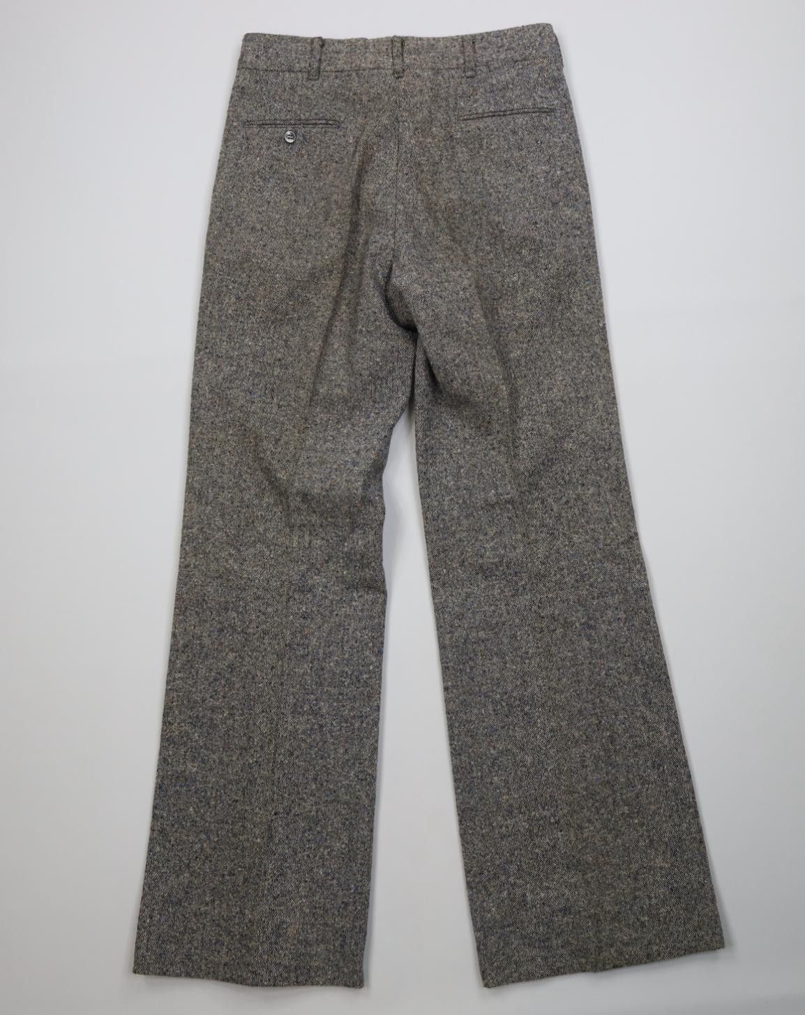 Vintage Vintage 70s Streetwear Wool Tweed Bell Bottoms Pants USA Size US 29 - 12 Thumbnail