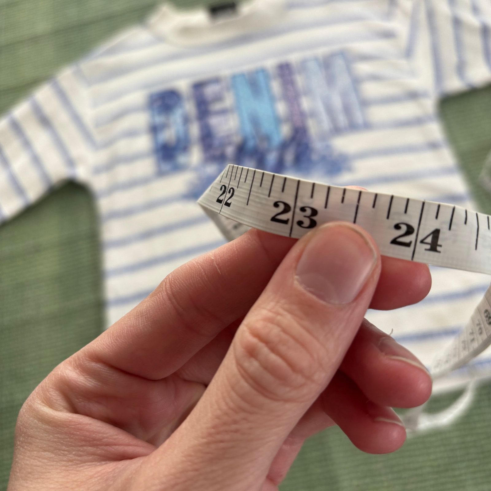 Vintage Vintage Gitano Striped Cotton Denim Life Long Sleeve Shirt Size L / US 10 / IT 46 - 9 Thumbnail