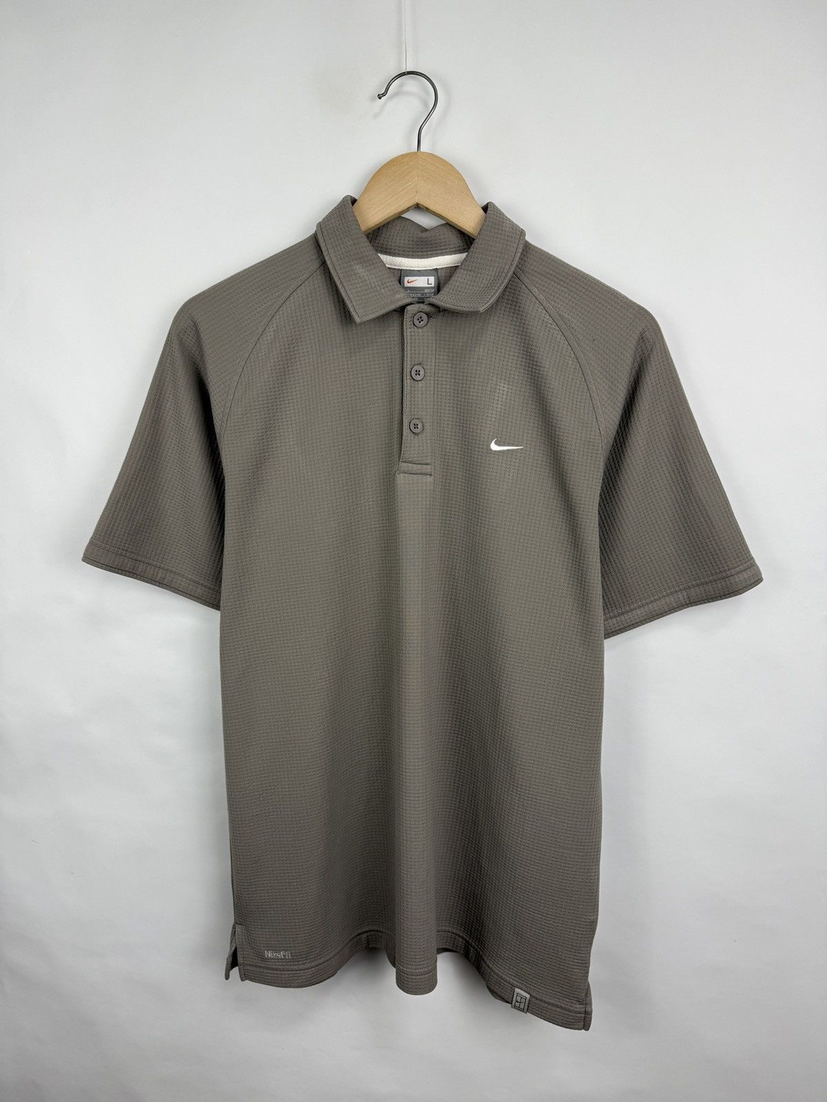 Nike 🇺🇸 🎾 Vintage 90s Nike Tennis Challenge Court Polo T-Shirt Y2K Size US L / EU 52-54 / 3 - 2 Thumbnail