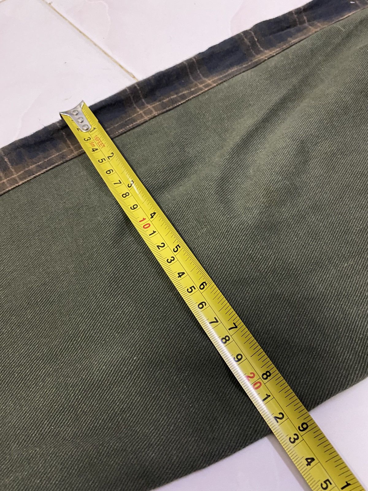 If Six Was Nine × Kapital × Needles Unbrand Shadow Plaid Patch Rebuild Pant Size US 32 / EU 48 - 16 Thumbnail