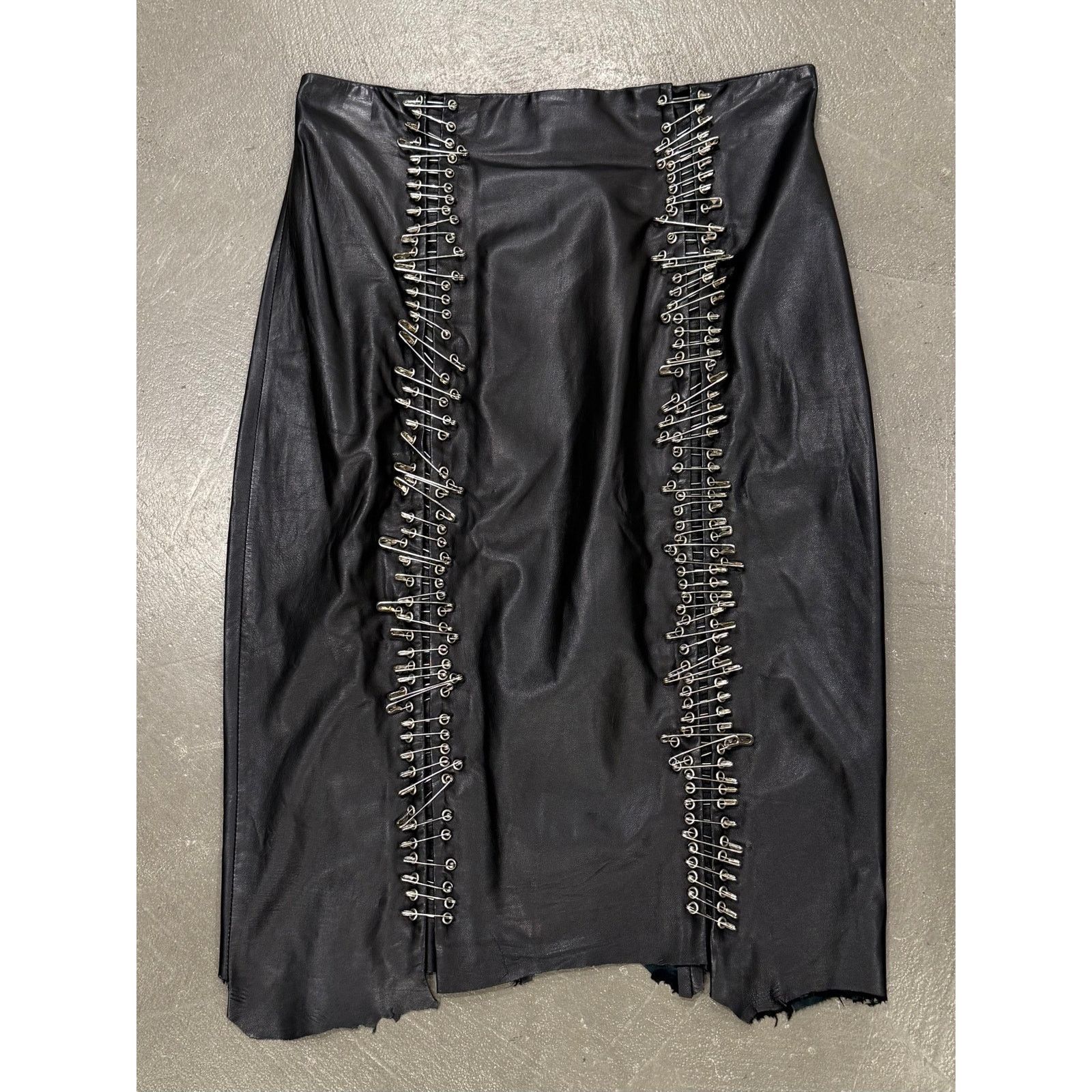 Balmain S/S2011 Balmain by Christopher Decarnin safety pin skirt Size 30" / US 8 / IT 44 - 1 Thumbnail