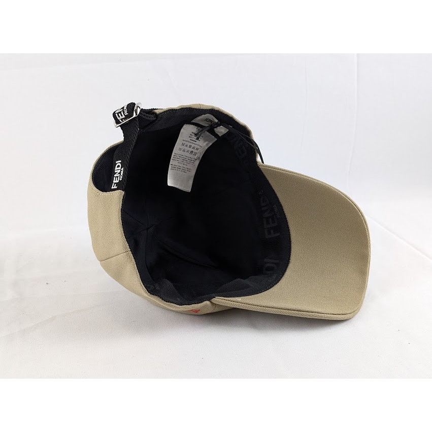 Fendi o1rshd1 Size: OS/ Woven Fabric Baseball Cap Pink Dalia/Beige Size ONE SIZE - 7 Thumbnail