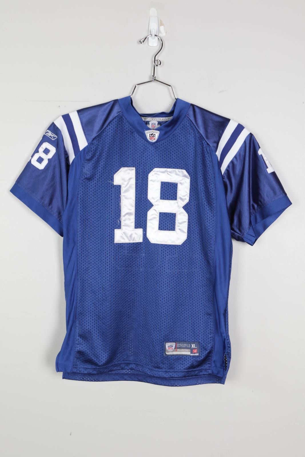 Reebok 2010s Reebok NFL Equipment Colts Manning #18 Football Jersey Size US XS / EU 42 / 0 - 1 Thumbnail