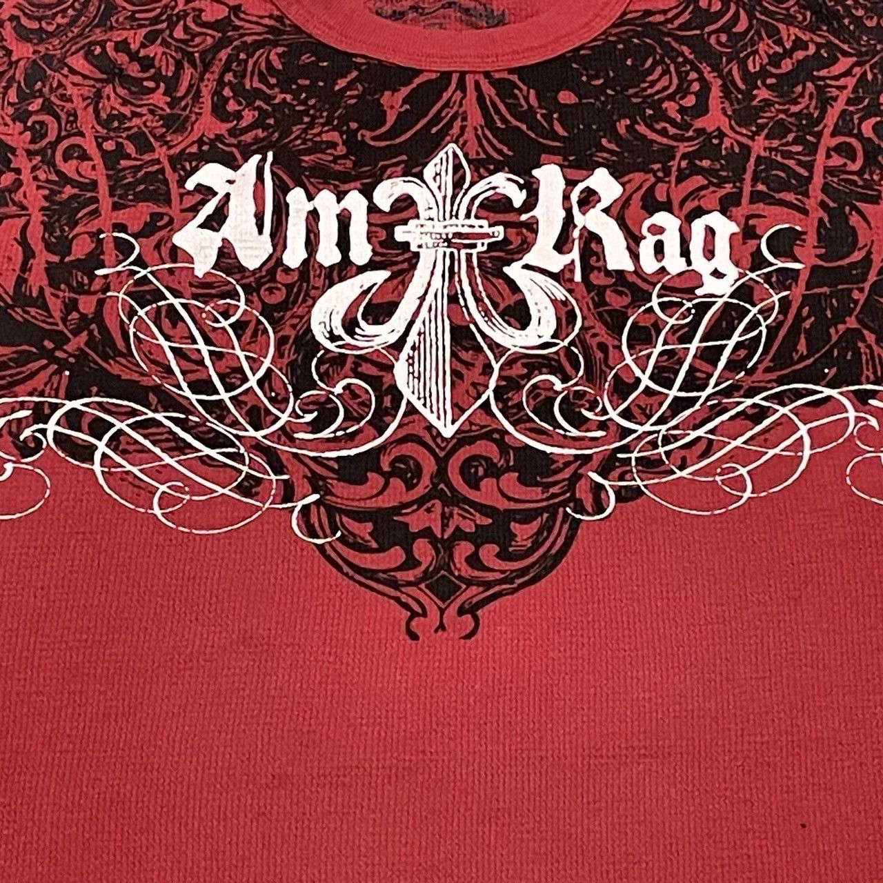 Affliction × Ed Hardy × Southpole Rare Wings Cross Thermal Longsleeve Y2K Affliction Style Size US L / EU 52-54 / 3 - 2 Thumbnail