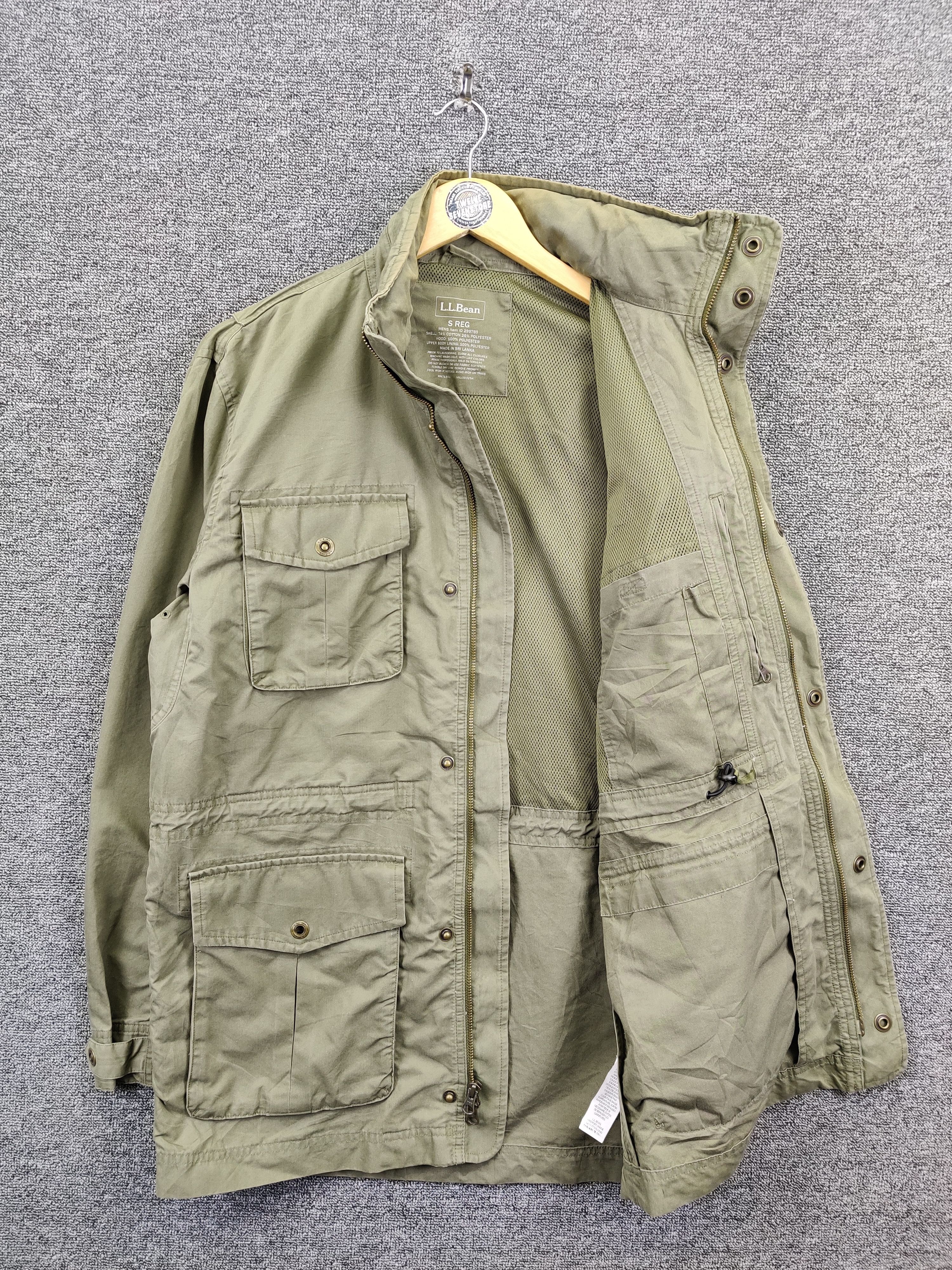 L.L. Bean Vintage L.L. Bean M65 Field Military Jacket Olive Green Size US S / EU 44-46 / 1 - 9 Thumbnail