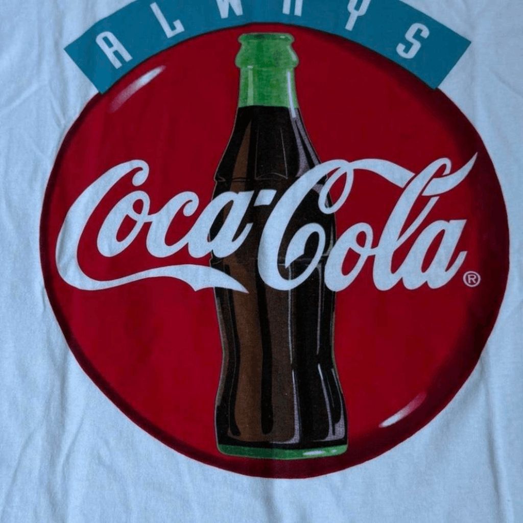 Coca Cola Vintage Coca-Cola Always Coke T-Shirt Mens XL White Single Stitch USA Made Size US XL / EU 56 / 4 - 2 Thumbnail