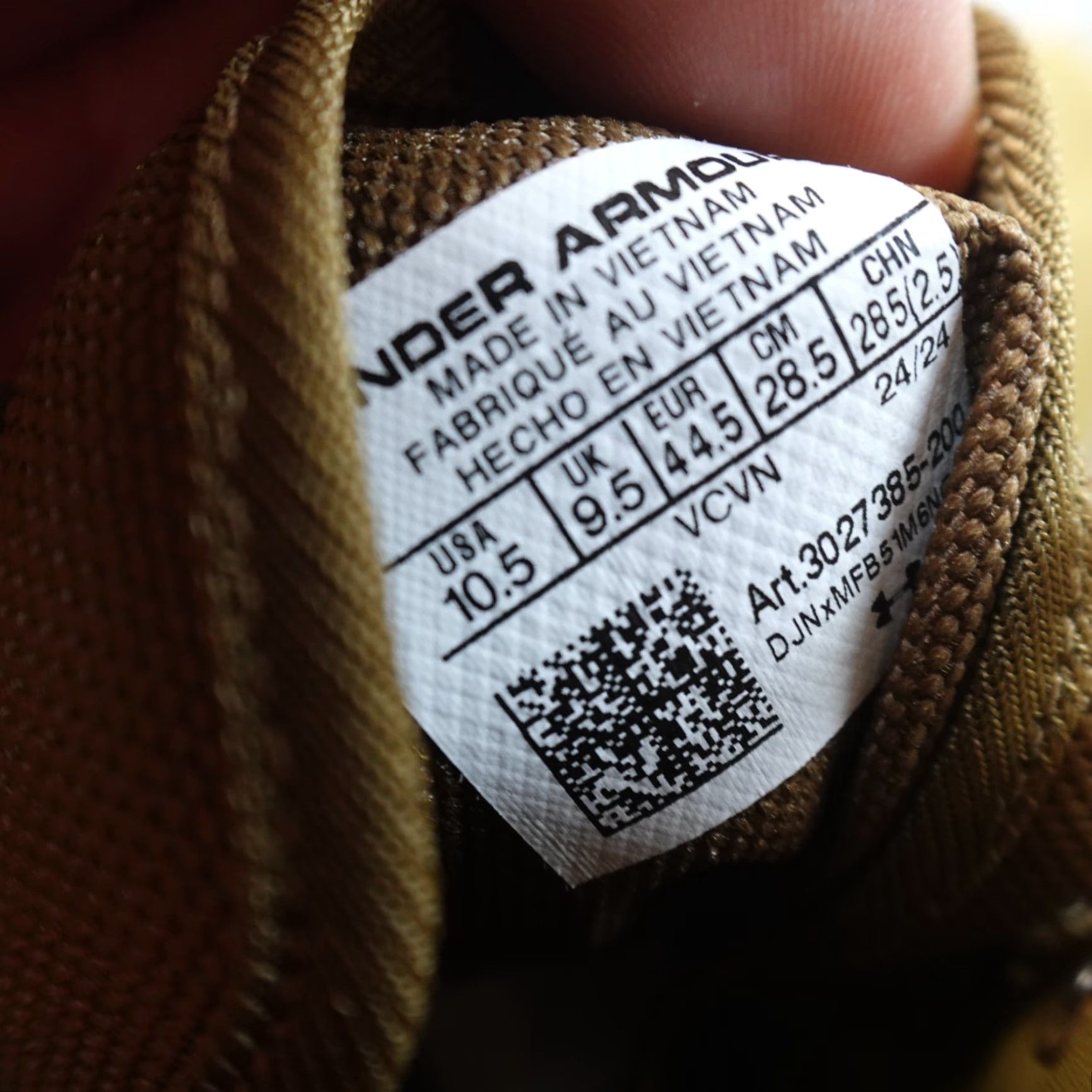 NEW Under Armour Boots Mens 10.5 Coyote Brown Tan UA Charged Loadout 8\