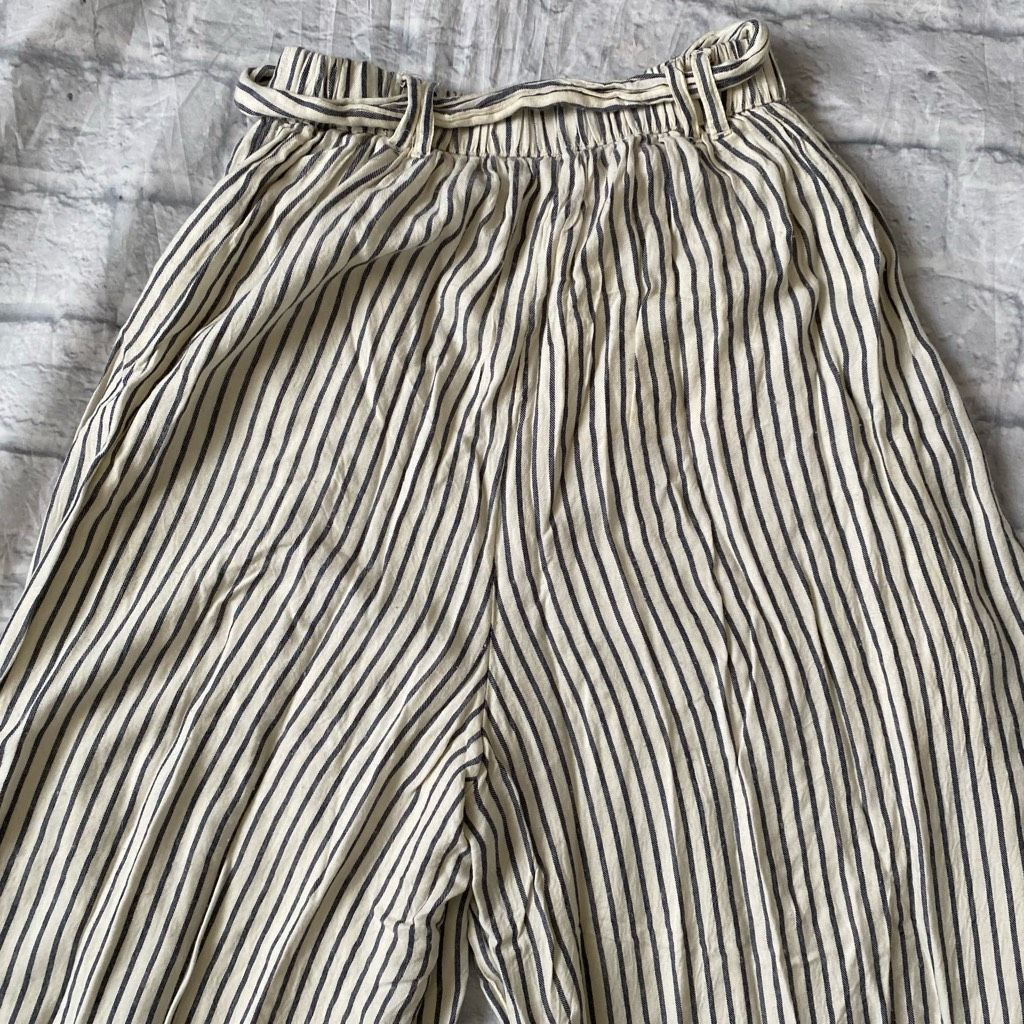 American Eagle Outfitters American Eagle women XS wide leg fully lined striped high wa Size 26" / US 2 / IT 38 - 7 Thumbnail
