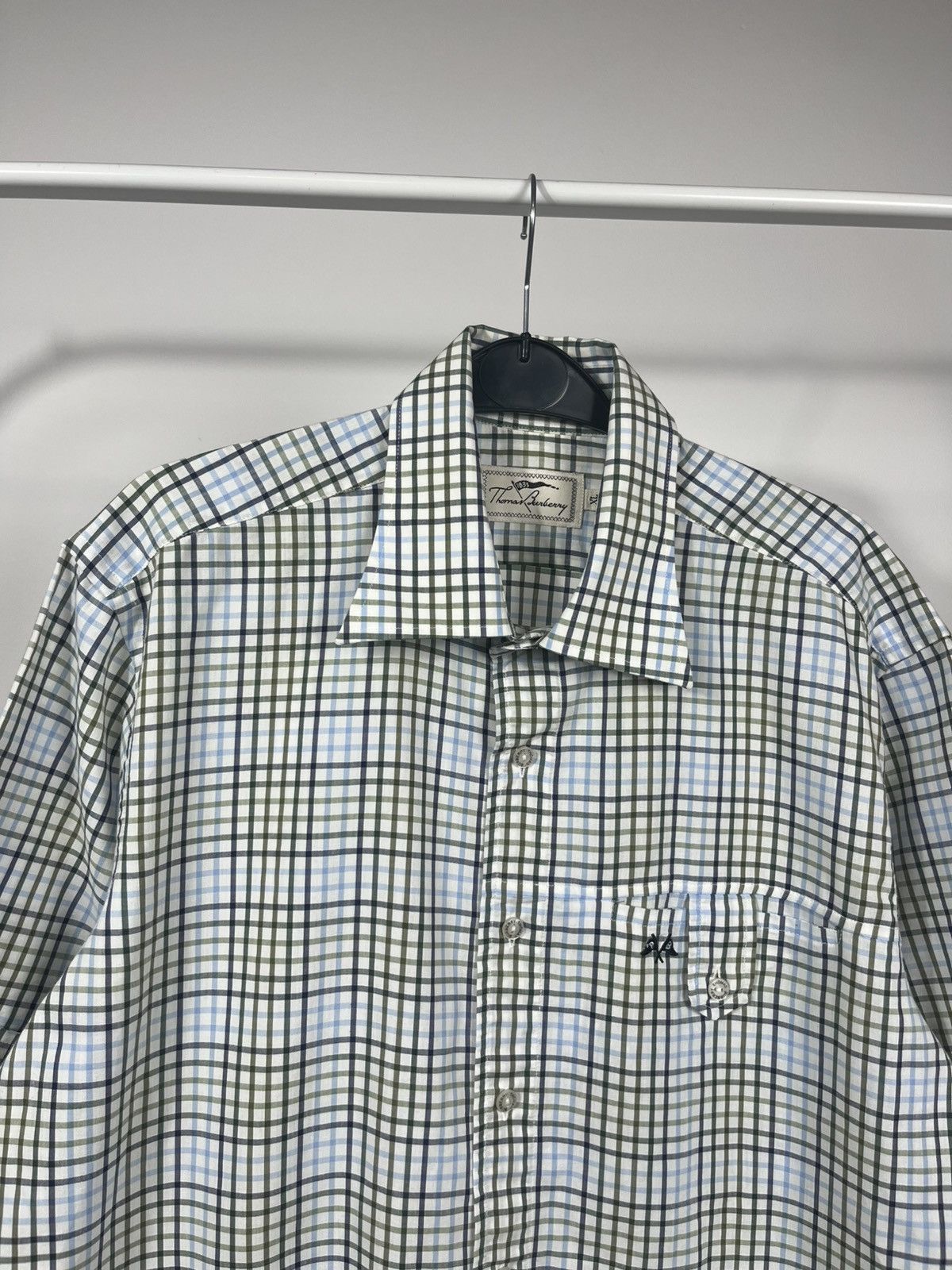 Other Thomas Burberry Checkered Short Sleeve Shirt Size XL Size US XL / EU 56 / 4 - 3 Thumbnail