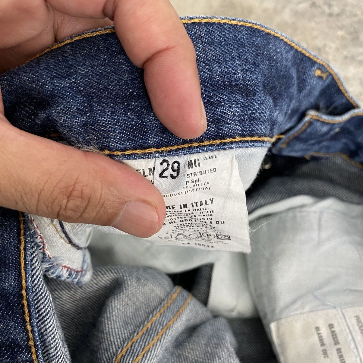 Helmut Lang SS99 Archive Helmut Lang Classic Cut Denim Jeans Size US 29 - 14 Thumbnail