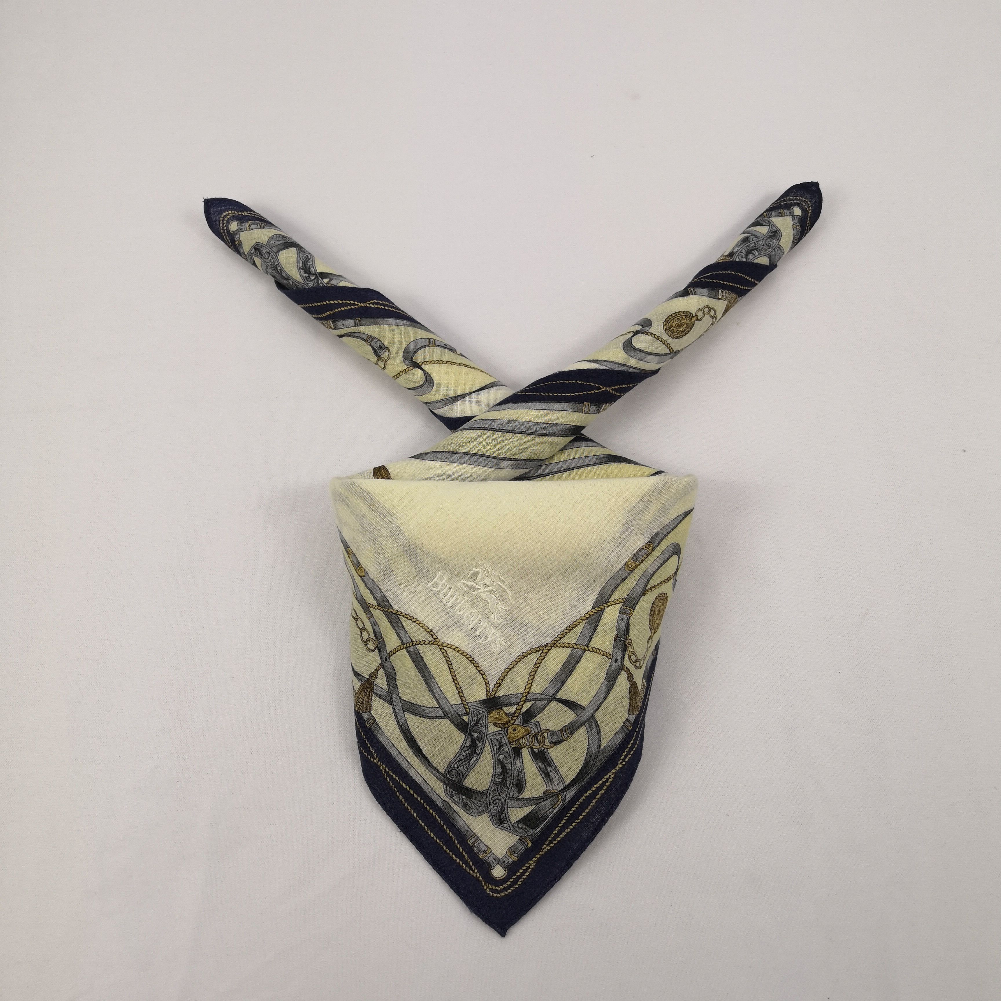 Burberry × Vintage Vintage Burberry Handkerchief Burberry's Neckerchief Bandana Size ONE SIZE - 1 Thumbnail
