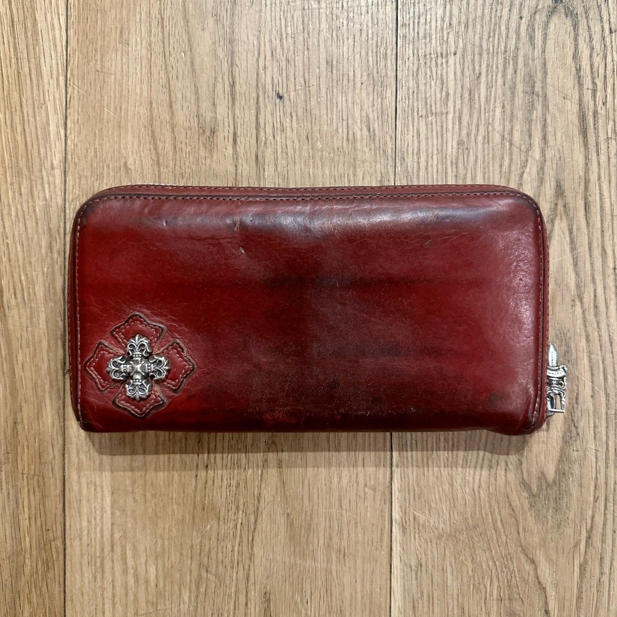Chrome Hearts Chrome Hearts Crimson Filigree Long Zip Wallet Size ONE SIZE - 2 Thumbnail