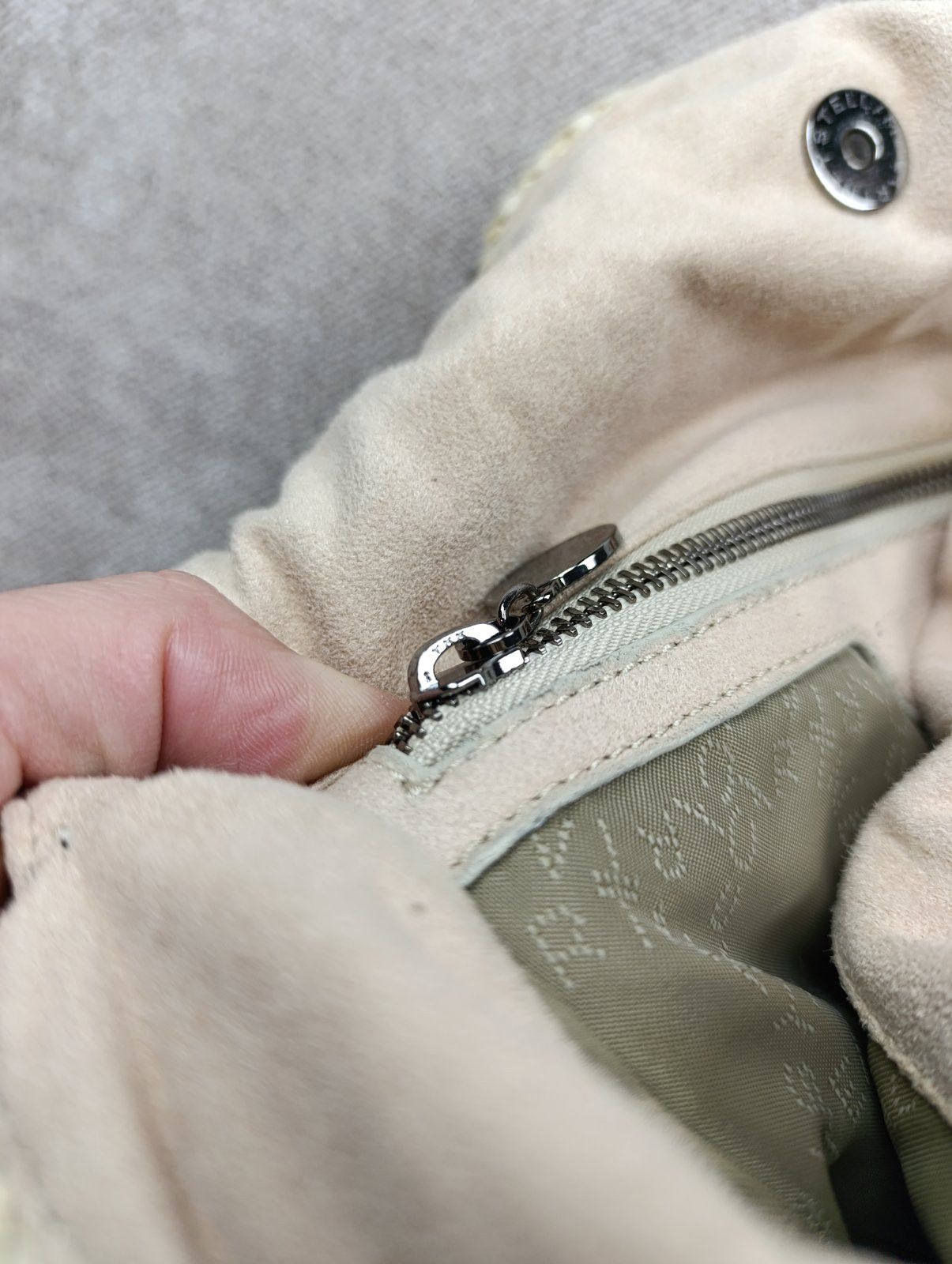 Stella McCartney STELLA MCCARTNEY FALABELLA COTTON TOTE BEIGE Size ONE SIZE - 25 Thumbnail