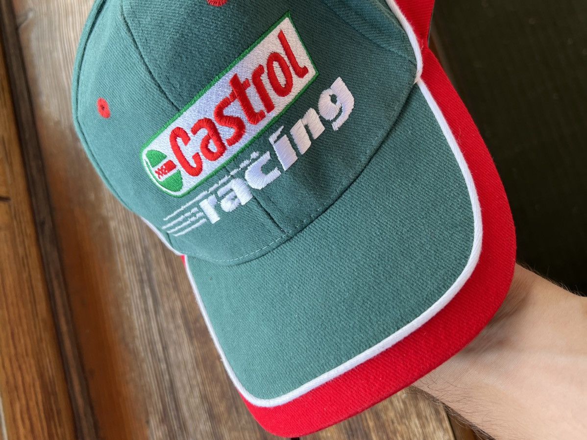 Japanese Brand Vintage Castrol Motor Oil Racing Team Formula One F1 Cap Size ONE SIZE - 2 Thumbnail