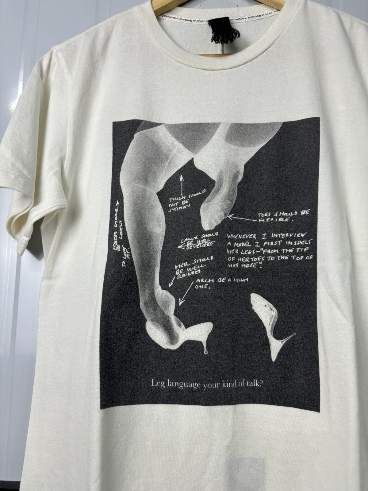 Vintage RARE! Vintage 90’s Phototee Leg Parody Size US M / EU 48-50 / 2 - 4 Thumbnail