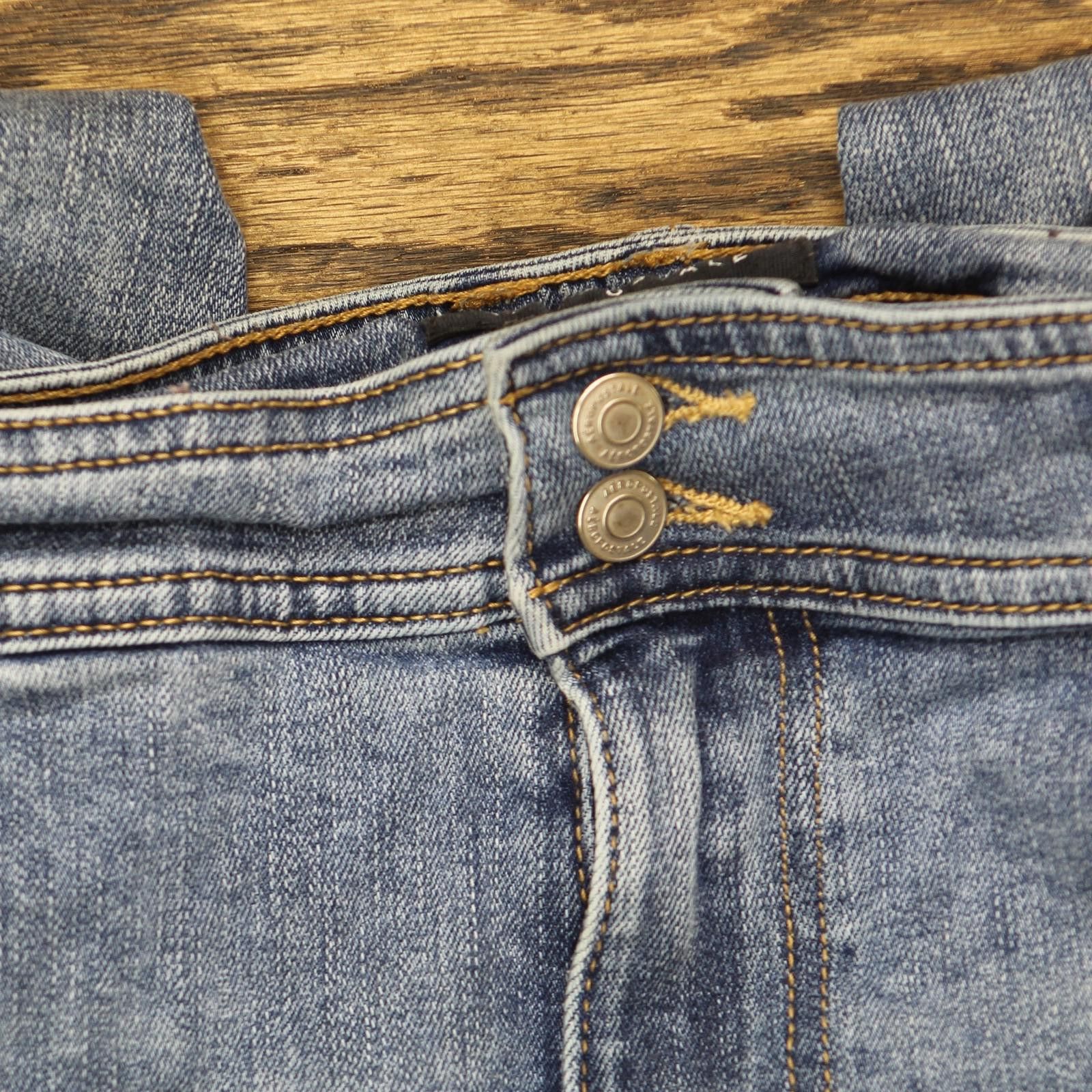 Aeropostale Aeropostale Super Low Rise Cassie Flare Jeans Light Blue 16 Size 38" / US 16 / IT 52 - 4 Thumbnail