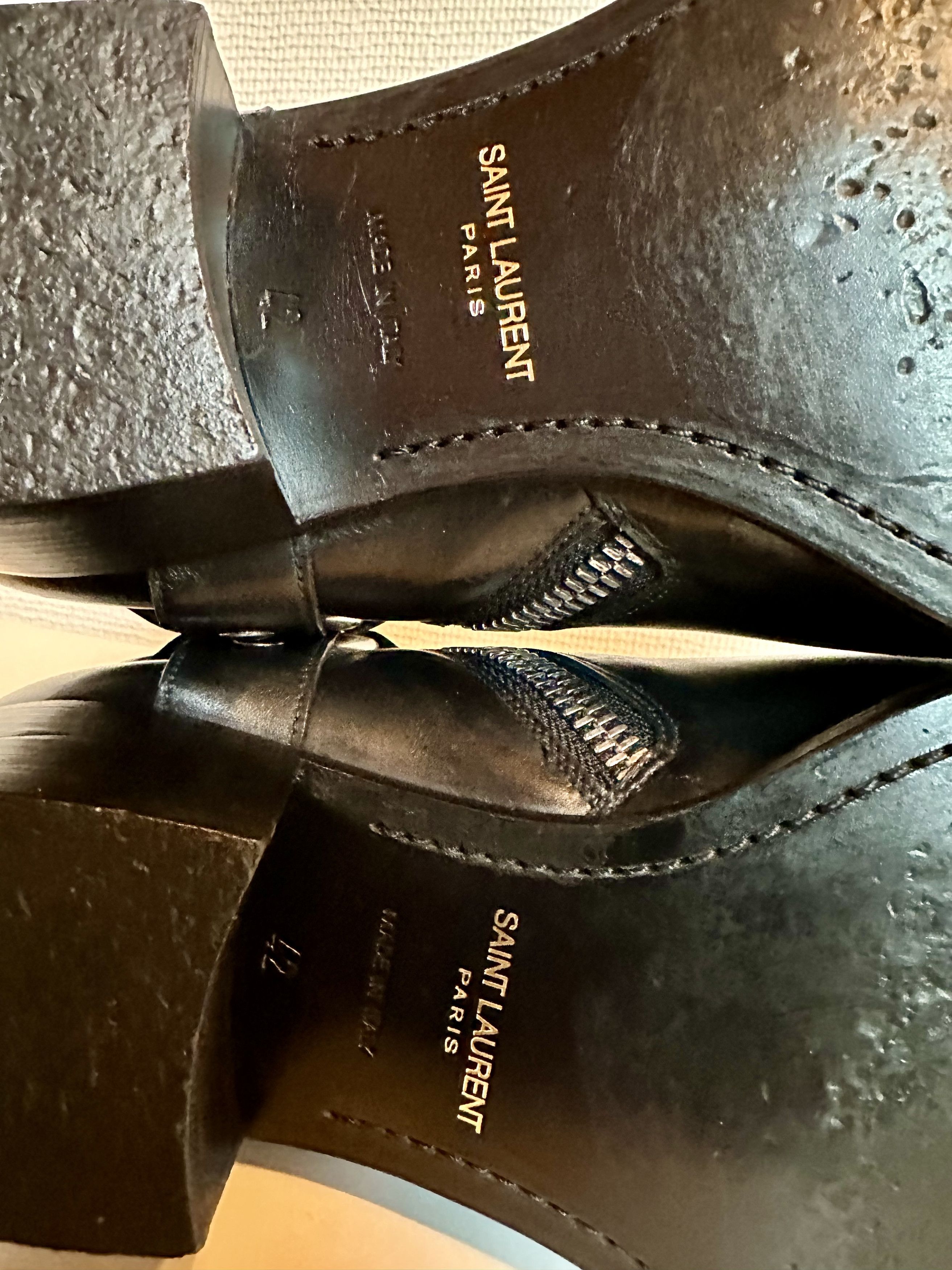 Hedi Slimane × Saint Laurent Paris FW13 HARNESS WYATT ZIPPED BOOT Size US 9 / EU 42 - 5 Thumbnail