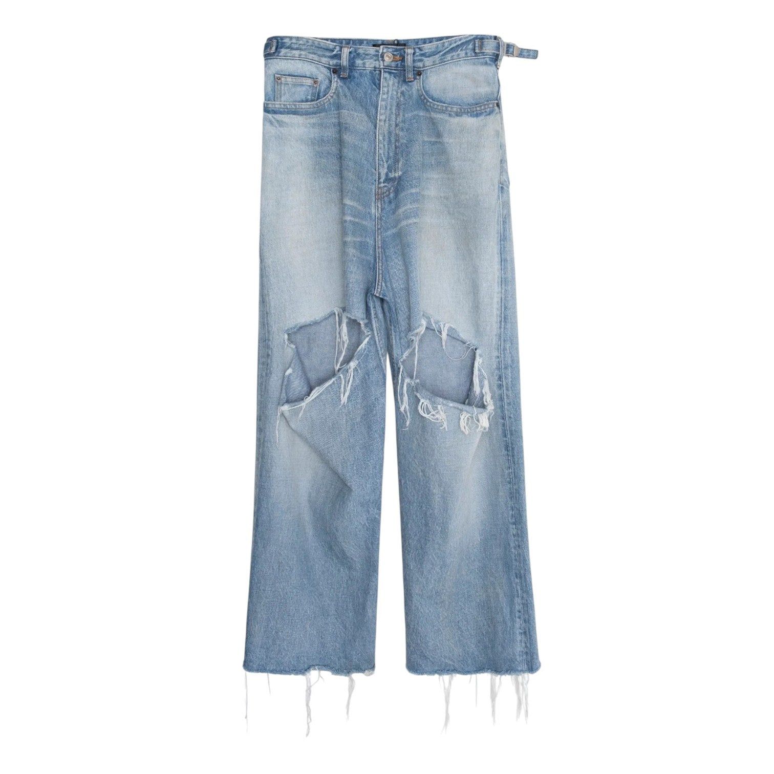 Balenciaga Balenciaga Mud Wash Destroyed Skater Jeans | Grailed