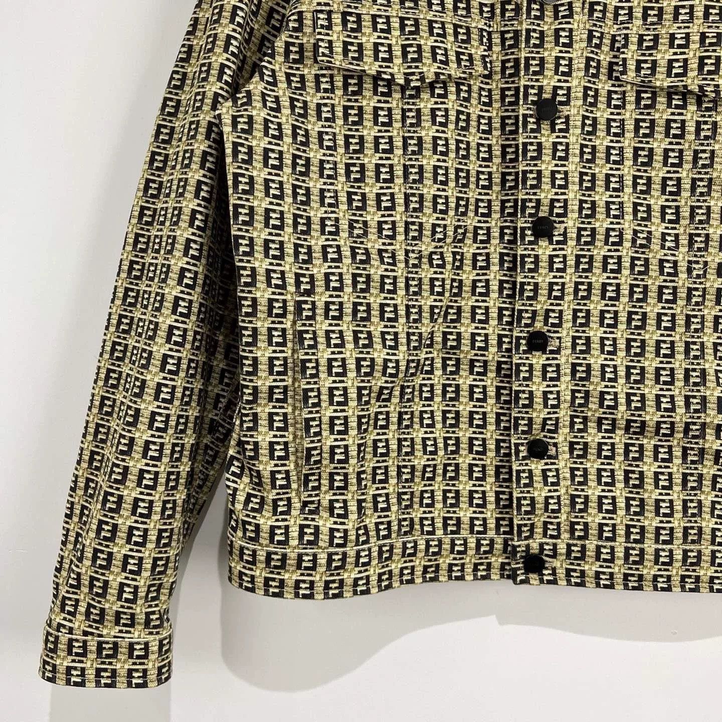 Fendi Fendi Men's Zucca Logo Jacket Size US XXS / EU 40 - 3 Thumbnail