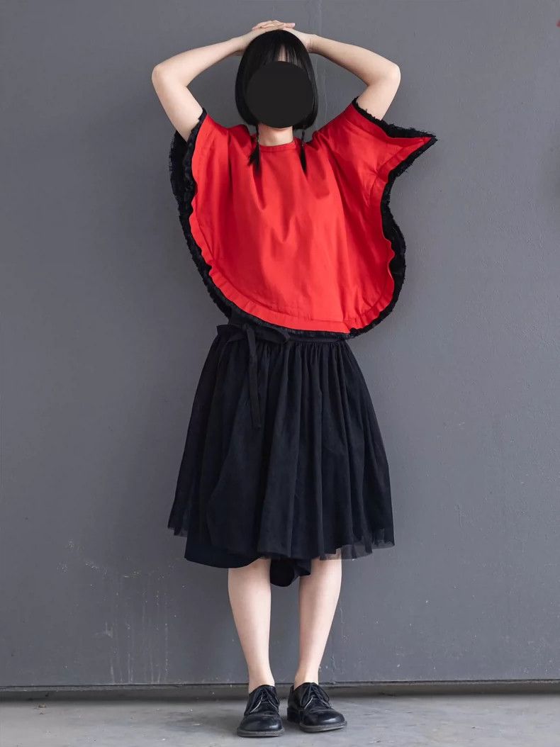 Comme des Garcons Comme Des Garcons Red special-shaped cotton-padded coat Size S / US 4 / IT 40 - 1 Thumbnail