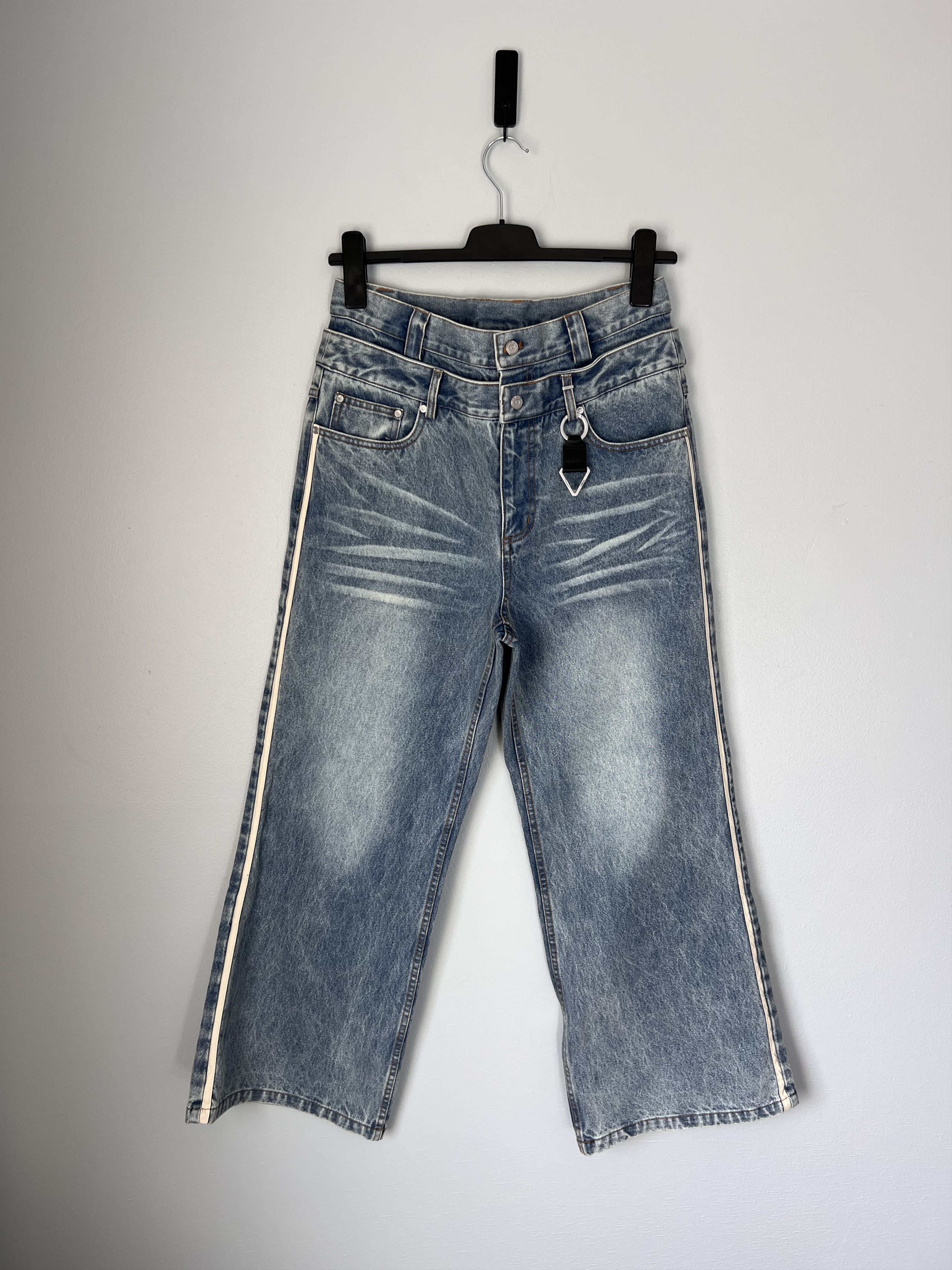 C2H4 C2H4 Profile Volume Double Waist Denim in Blue Size US 31 - 1 Thumbnail