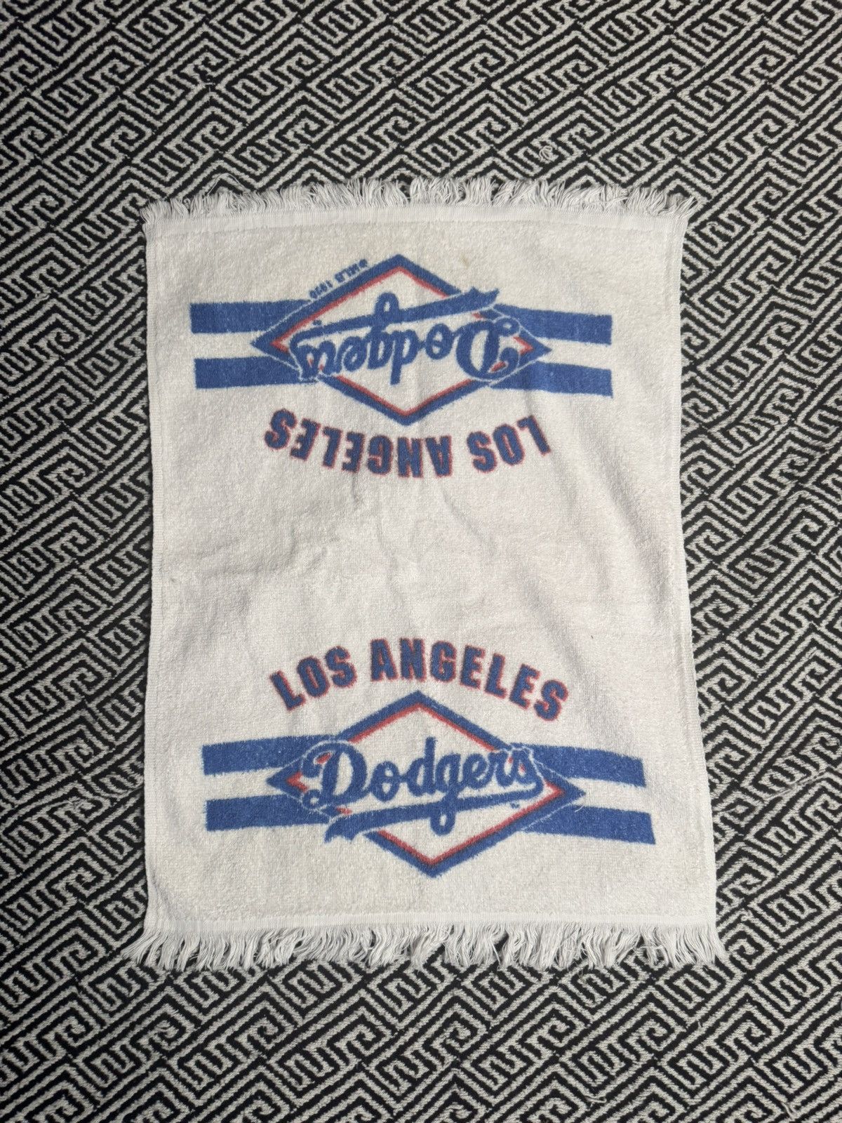 MLB 1985 Vintage Los Angeles Dodgers Fan Sweat Towel Size ONE SIZE - 9 Thumbnail