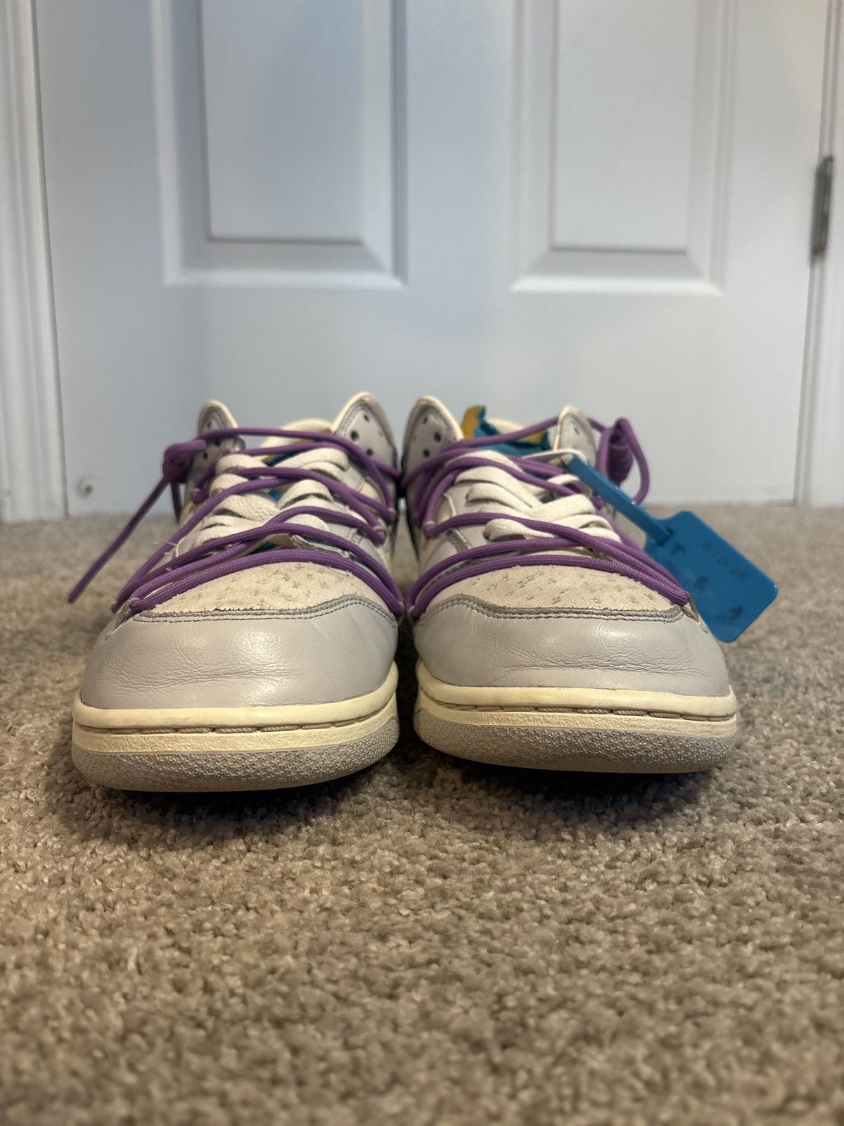 Nike × Off-White Nike X Off-White Dunk Low Lot 47/50 Size US 12 / EU 45 - 3 Thumbnail