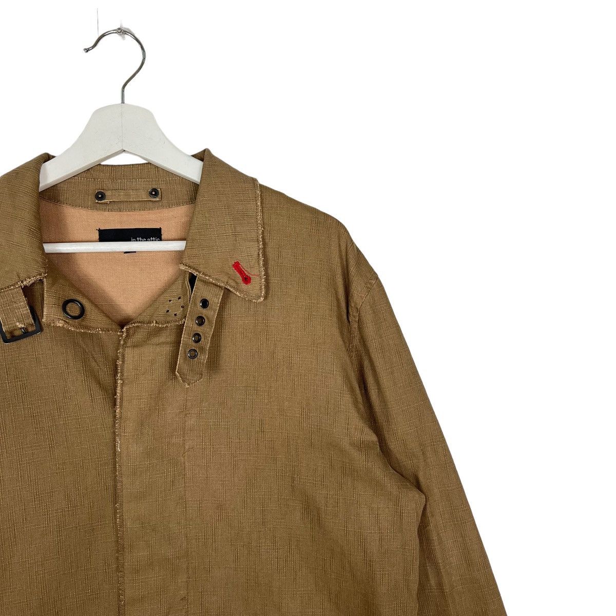 In The Attic 🔥 IN THE ATTIC KHAKI BROWN INDIGO JACKET Size US L / EU 52-54 / 3 - 6 Thumbnail