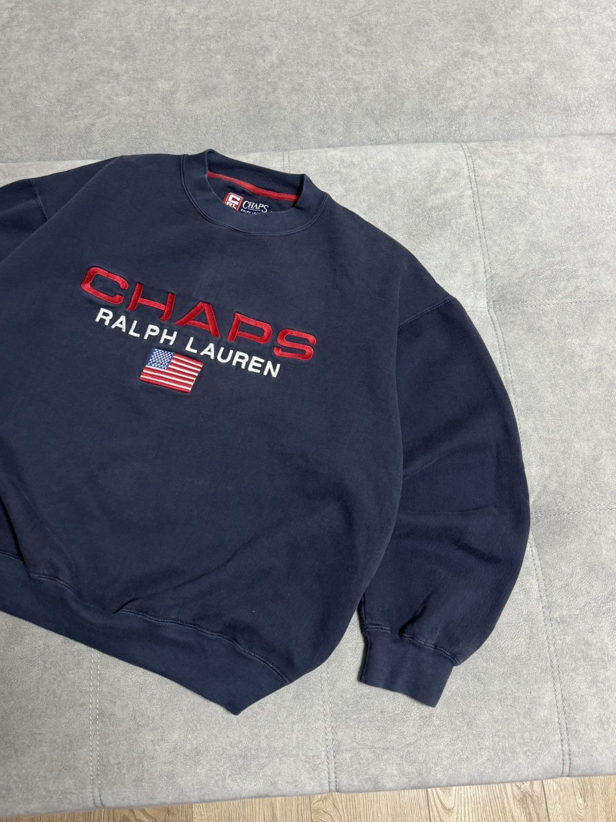 Chaps Ralph Lauren Vintage Chaps Polo Ralph Lauren USA Big Logo Sweatshirt Size US L / EU 52-54 / 3 - 4 Thumbnail