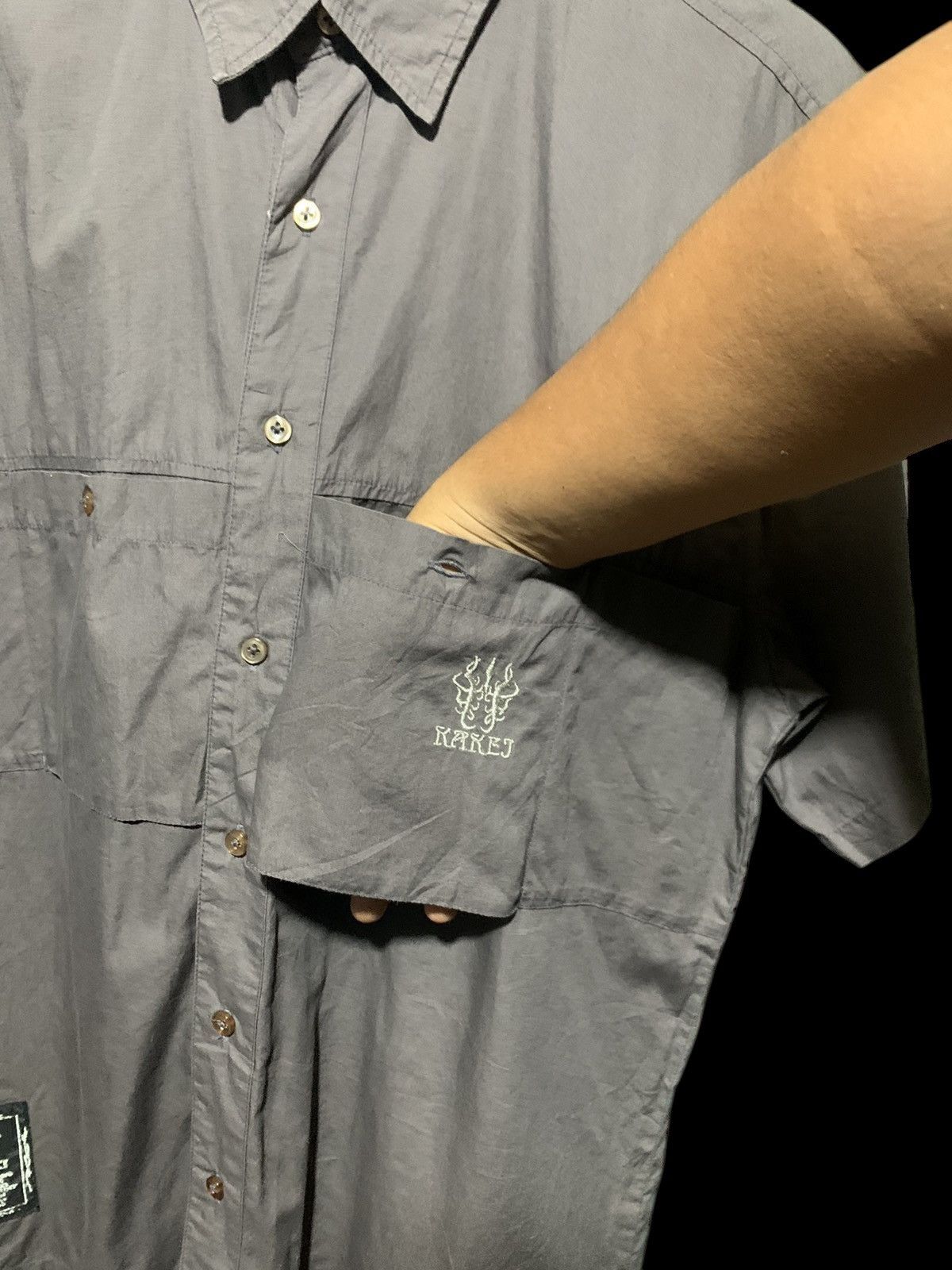 Japanese Brand Vintage Kakej poem dragon japan shirt Size US L / EU 52-54 / 3 - 4 Thumbnail