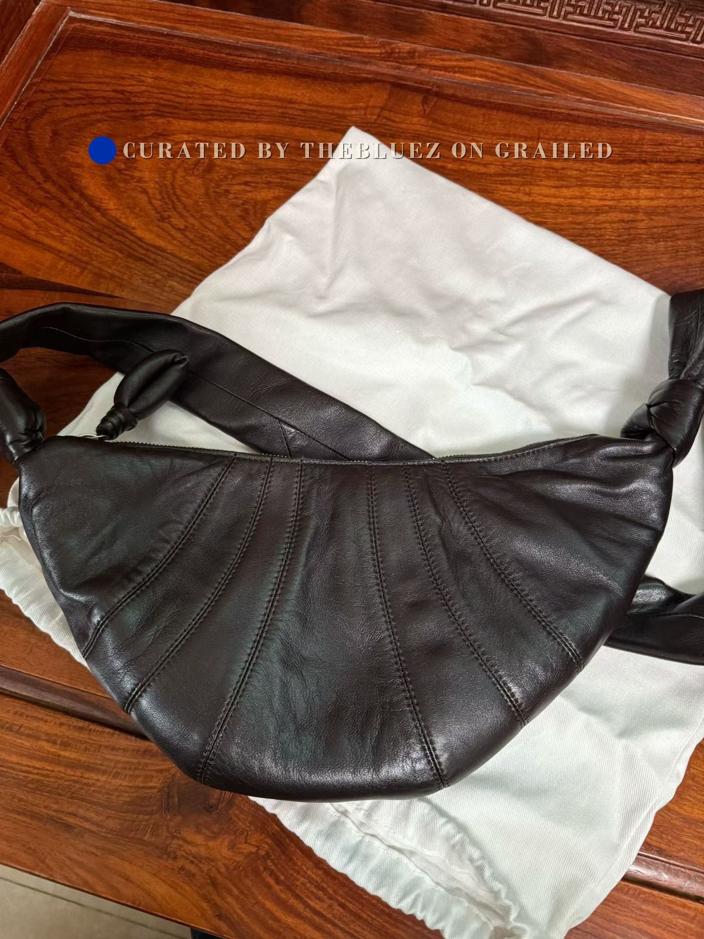 Lemaire Lemaire Small Croissant Dark Chocolate Size ONE SIZE - 1 Thumbnail