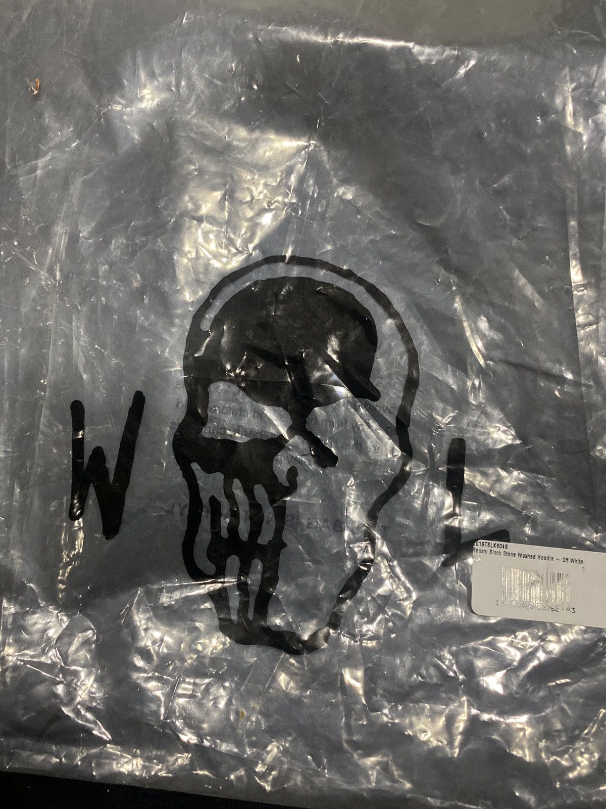 Warren Lotas Rosary Black Stone Washed Hoodie - Off White Black Size US S / EU 44-46 / 1 - 9 Thumbnail