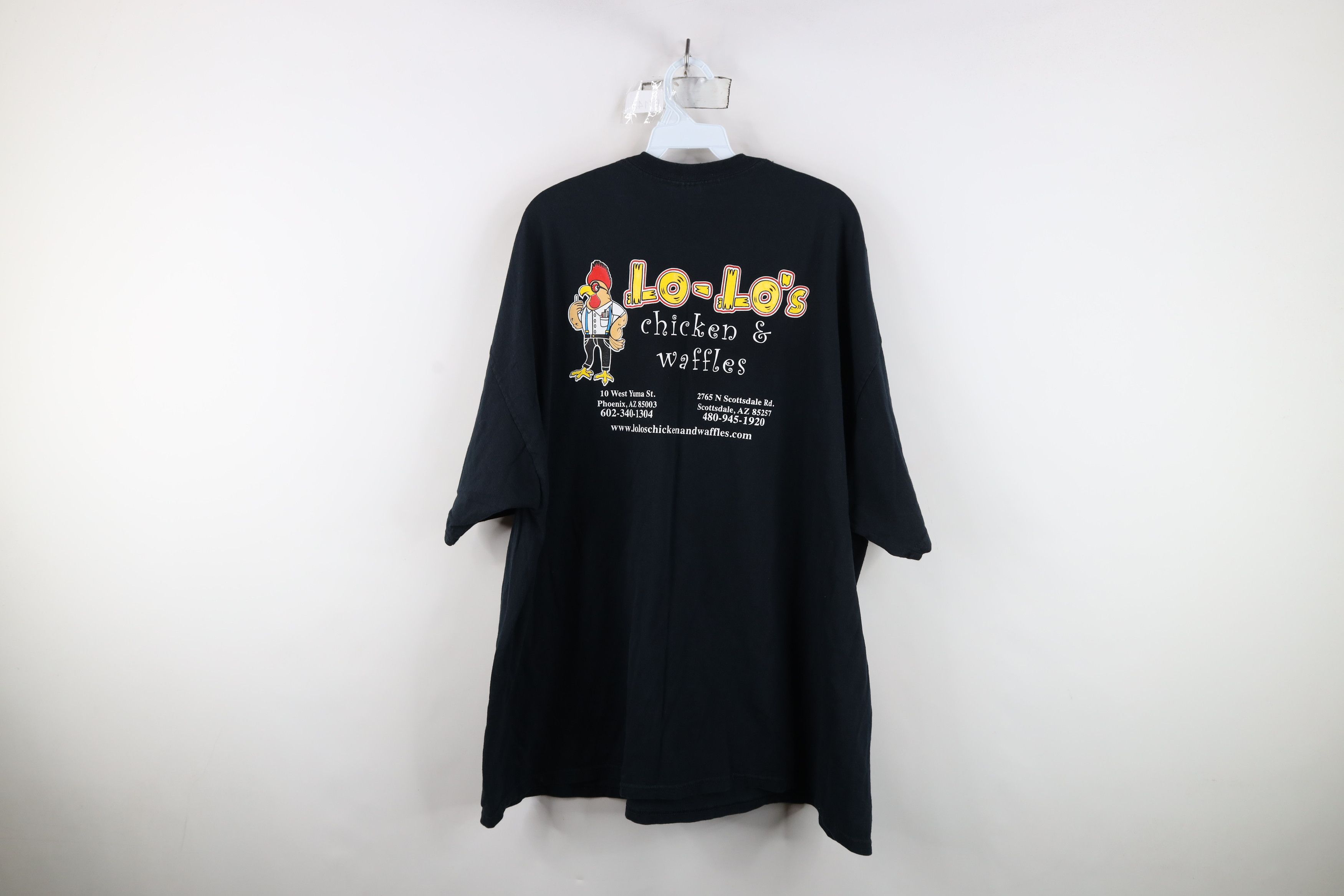 Vintage Vintage Streetwear and Waffles Restaurant Rap T-Shirt Size US XXL / EU 58 / 5 - 12 Thumbnail