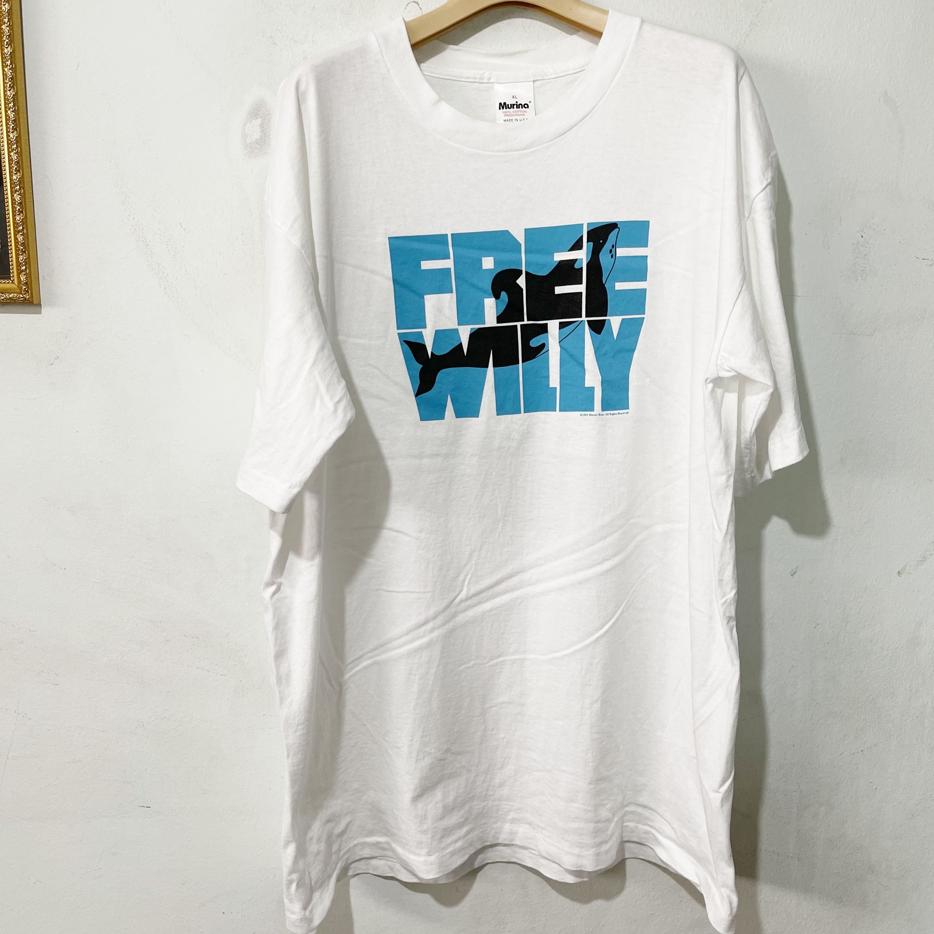 Vintage Vintage 1993 Free Willy T-Shirt Size US XL / EU 56 / 4 - 1 Thumbnail