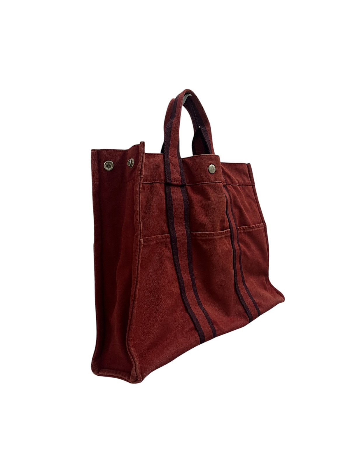 Hermes Hermes MM Tote Canvas Bag Size ONE SIZE - 3 Thumbnail