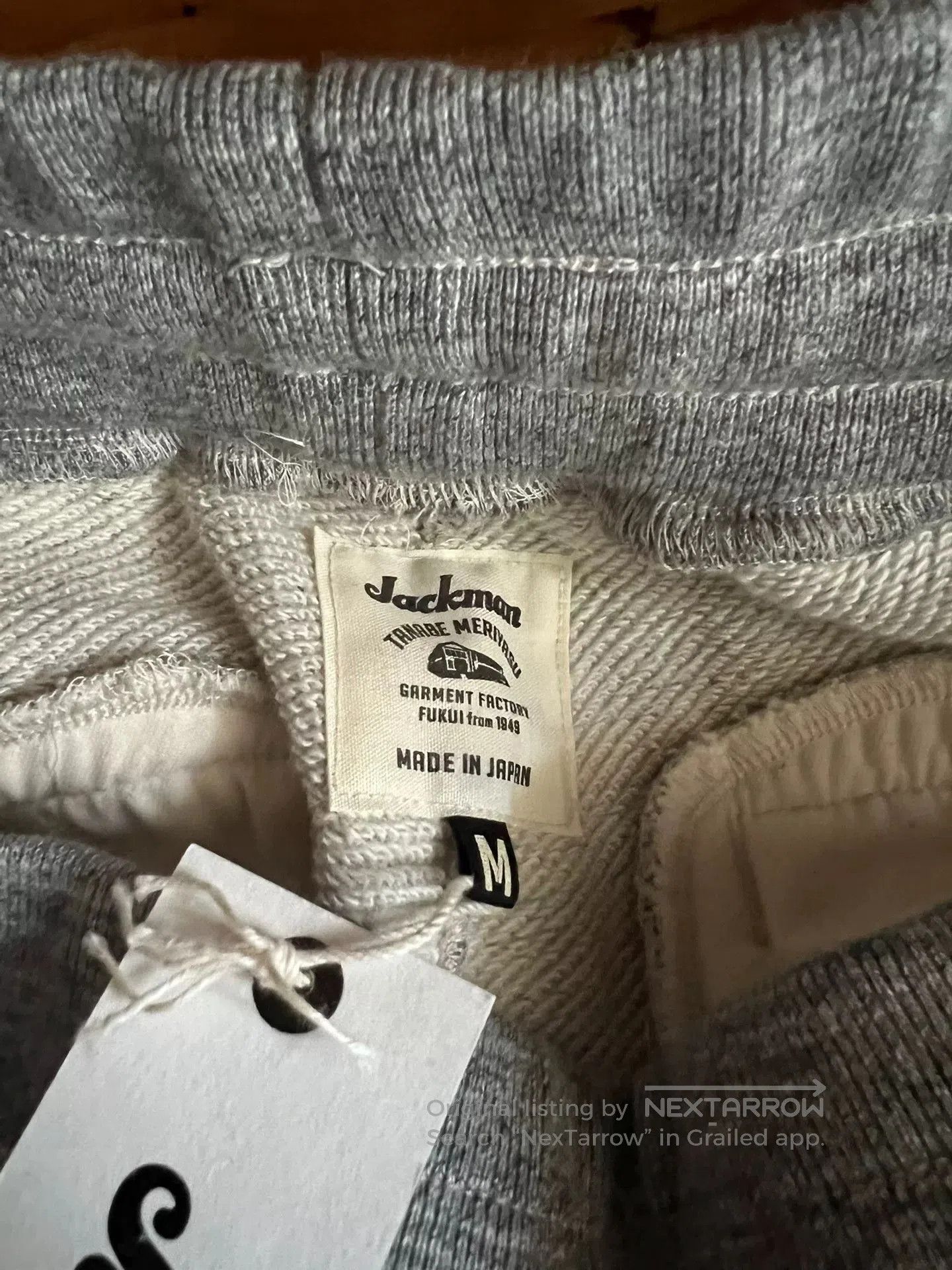 Japanese Brand Jackman GG Sweat Rib Pants for Casual Wear. Size US 34 / EU 50 - 7 Thumbnail