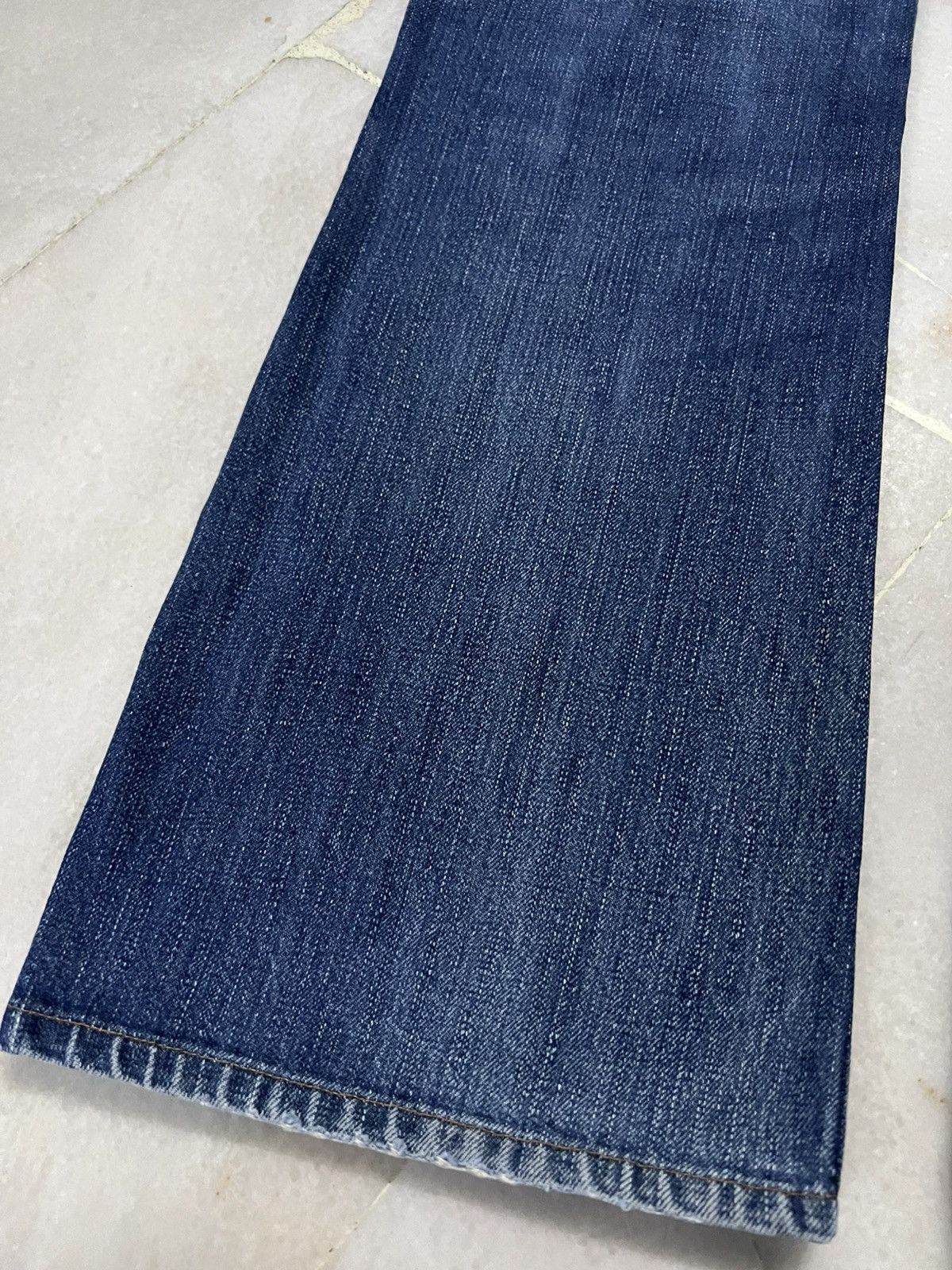 Jean × Levi's × Vintage 💥Flare💥Insane 90’s Style Levis 517 Distressed Faded Jean Size US 32 / EU 48 - 13 Thumbnail