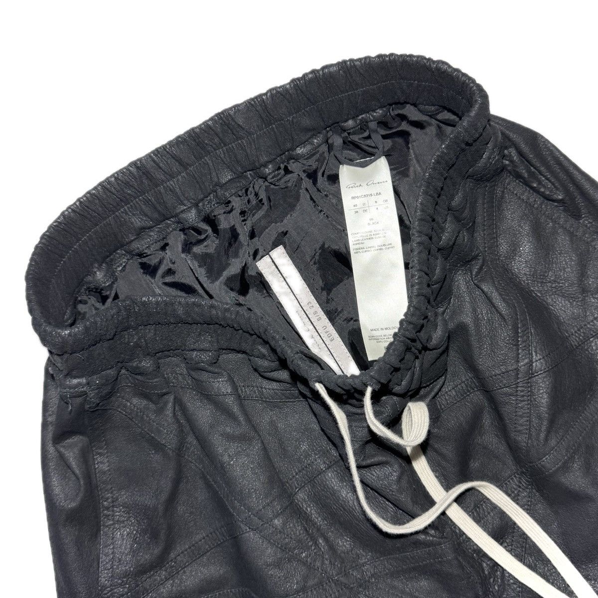 Rick Owens Rick Owens SS23 "Edfu" leather pentaboxer shorts Size US 28 / EU 44 - 4 Thumbnail