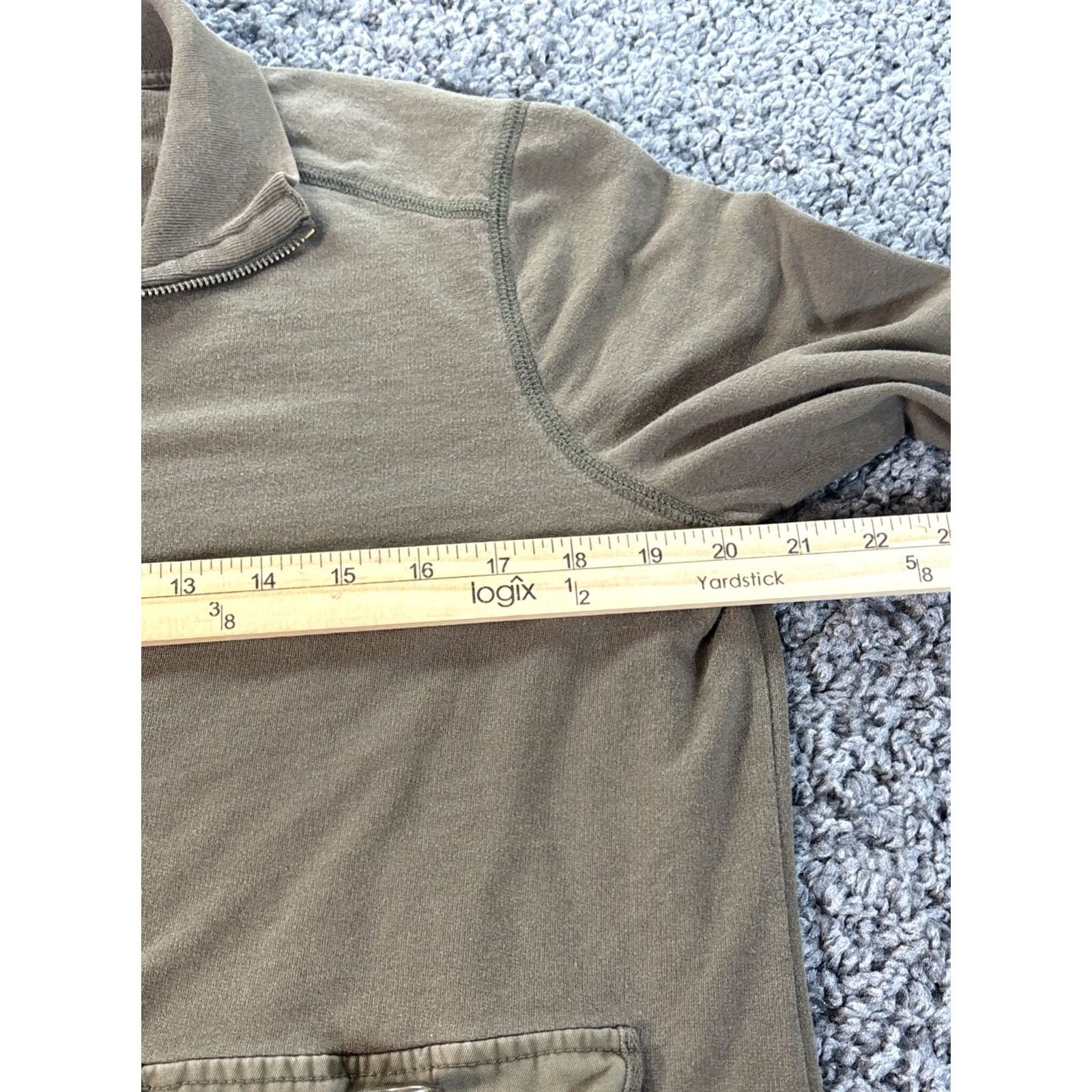 Ralph Lauren VINTAGE Ralph Lauren Jacket Womens Large Full Zip Military Cargo 90s Green L Womens Size L / US 10 / IT 46 - 3 Thumbnail
