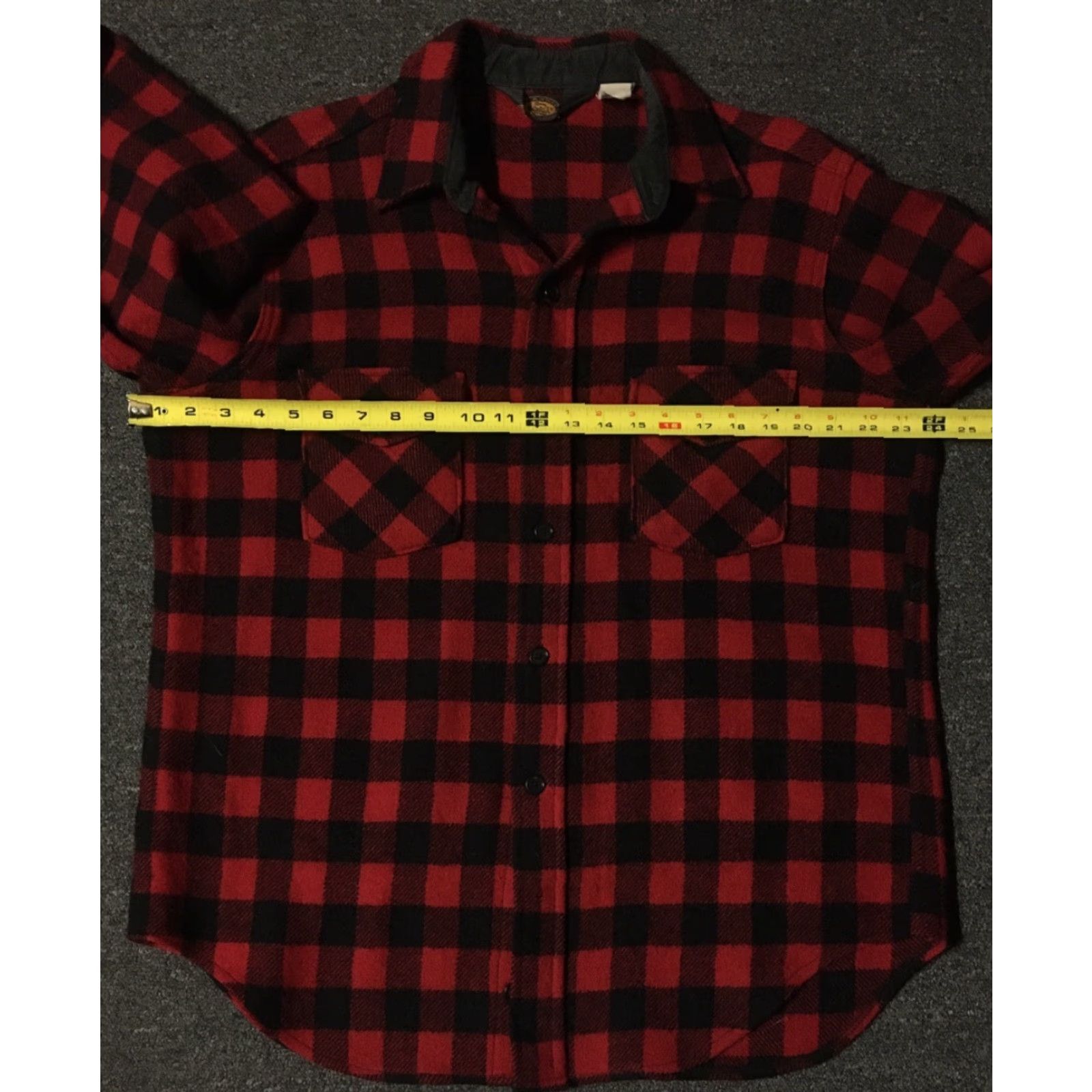 Vintage Vtg Woolrich Buffalo Plaid Wool Flannel Shirt L USA Western Biker Grunge Size US L / EU 52-54 / 3 - 4 Thumbnail