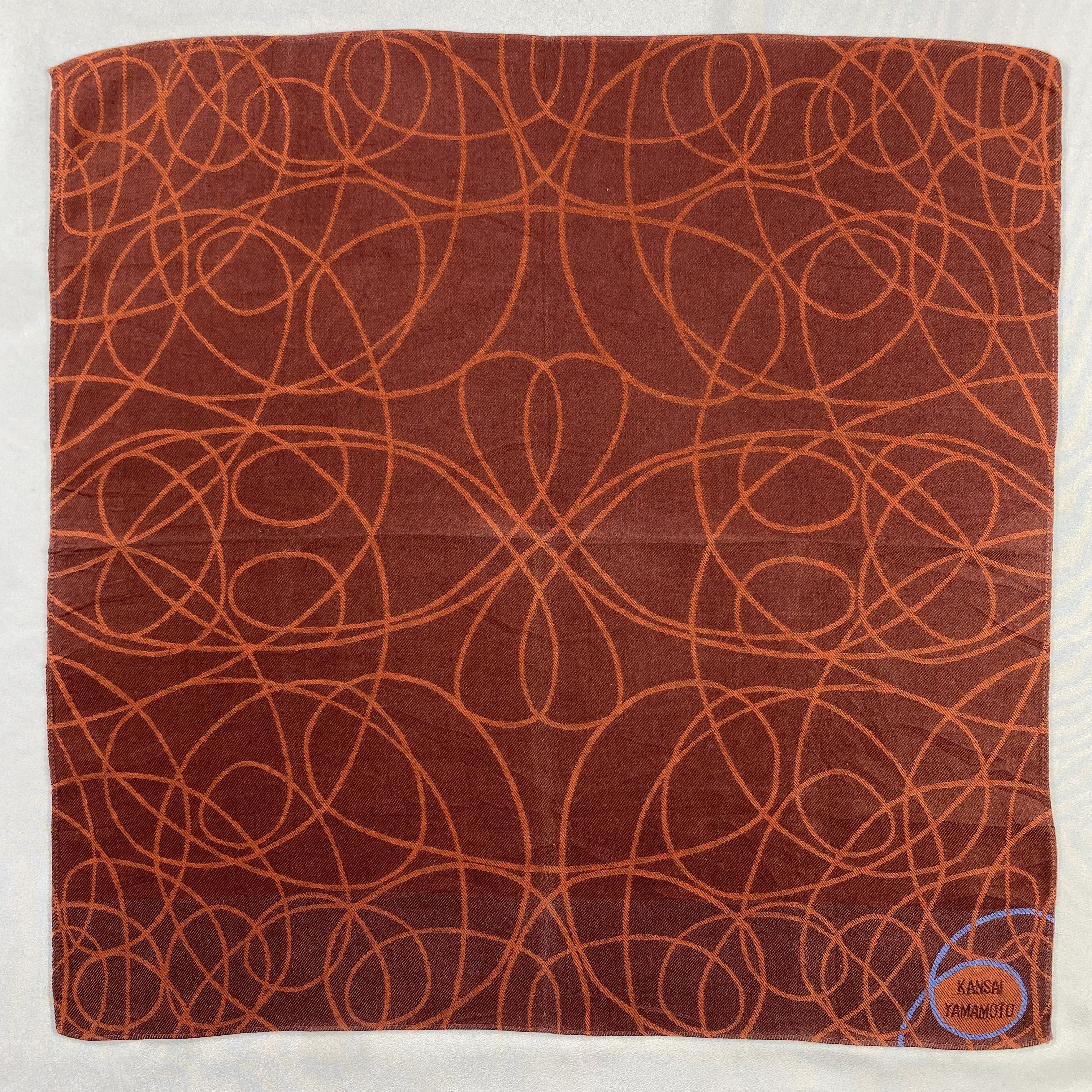 Kansai Yamamoto × Vintage Kansai Yamamoto Neckerchief / Bandana / Handkerchief-P1815 Size ONE SIZE - 1 Thumbnail