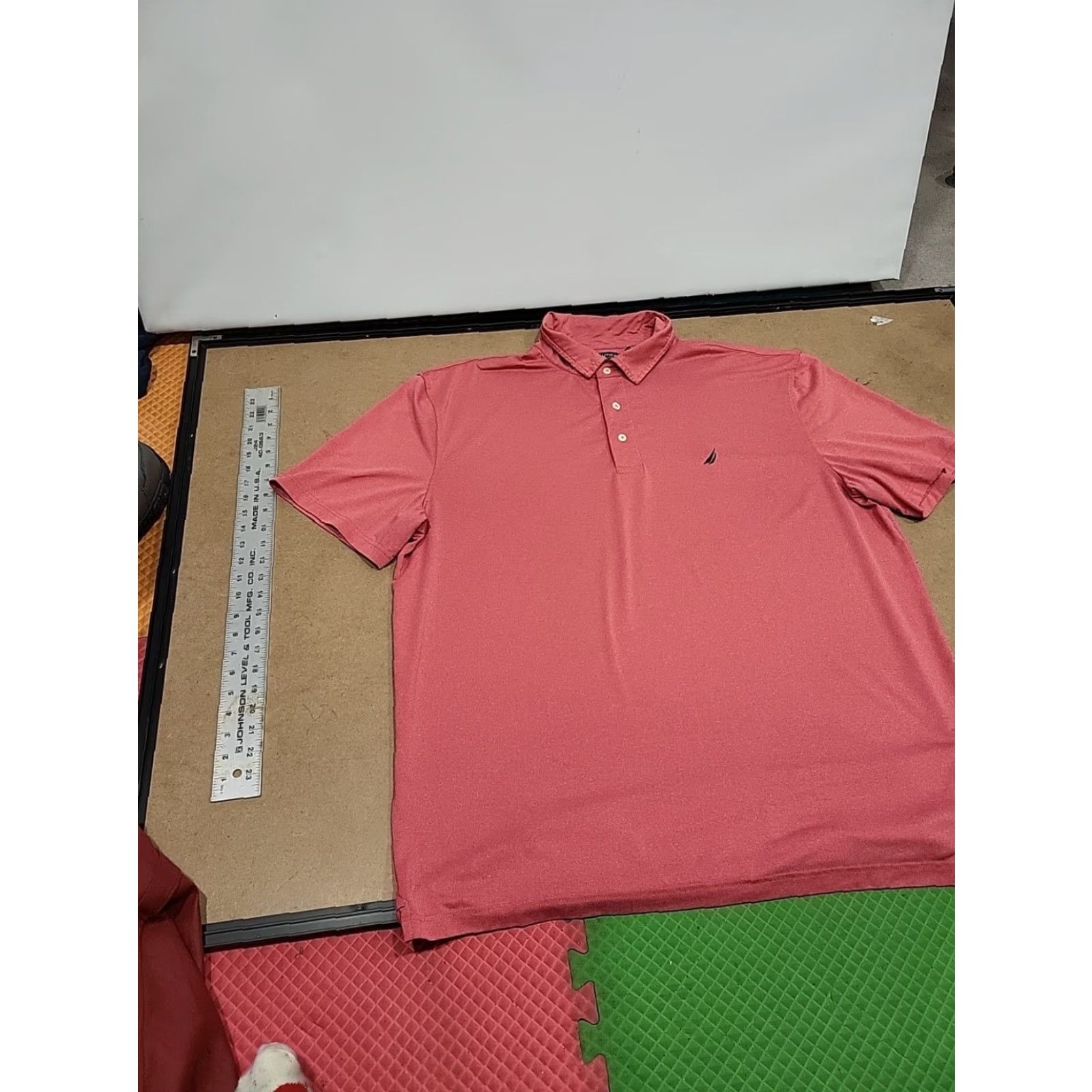 Nautica Nautica Polo Shirt Salmon 2XL Big & Tall Men Short Sleeve Stretch Classic Logo 50 Chest 30 Shirt Newport Nautica Polo Size US XXL / EU 58 / 5 - 2 Thumbnail