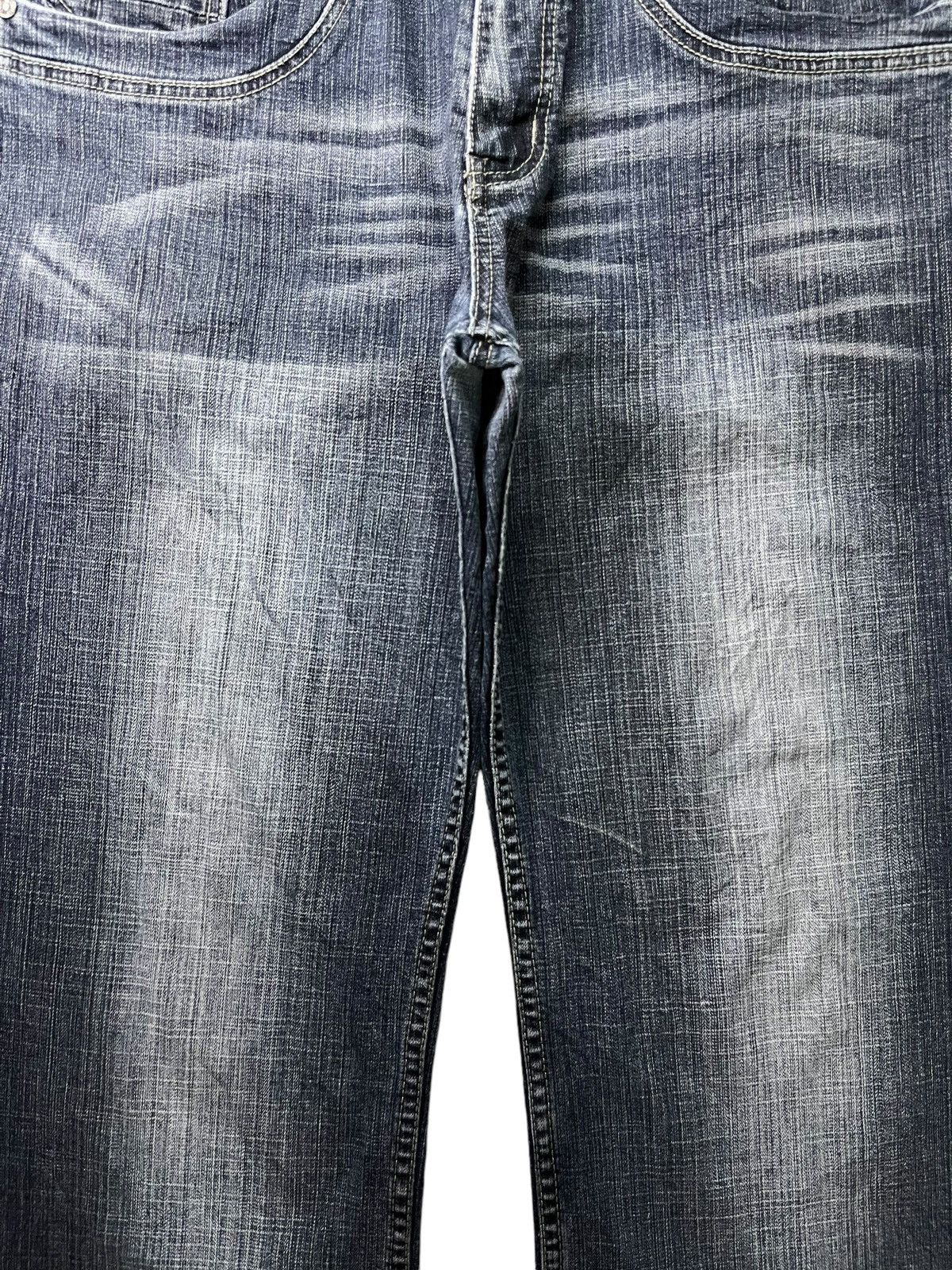 Japanese Brand Vintage Japanese Brand Faded Blue Wash Baggy Jeans Size US 36 / EU 52 - 5 Thumbnail
