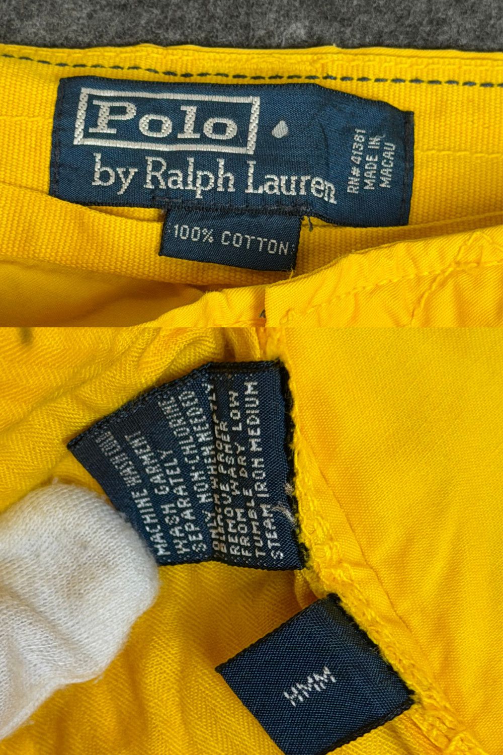 Polo Ralph Lauren Multi Pocket Cargo Pants Yellow Utility image 4