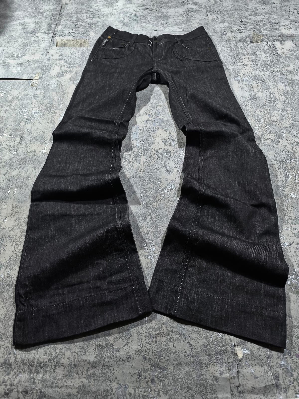 Hysteric Glamour dark wash flared jeans rick owens balenciaga type Size US 30 / EU 46 - 1 Thumbnail