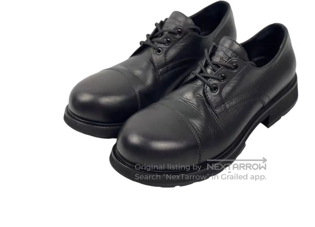 Balenciaga Black Leather Formal Lace-Up Shoes Size 9.5. Size US 9.5 / EU 42-43 - 2 Thumbnail