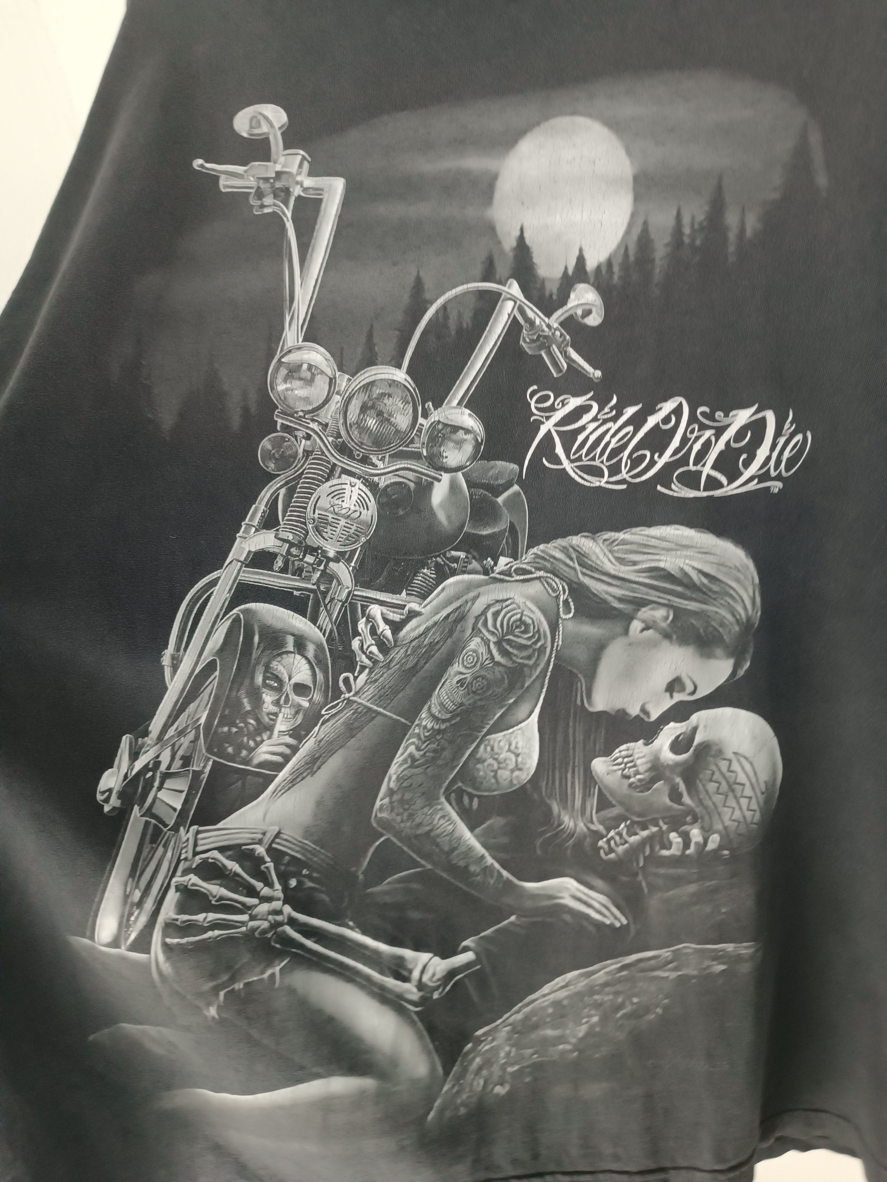 Other VINTAGE Y2K RIDE OR DIE SEXY SKULL FADED IFSIXWASNINE LGB Size US XXL / EU 58 / 5 - 9 Thumbnail