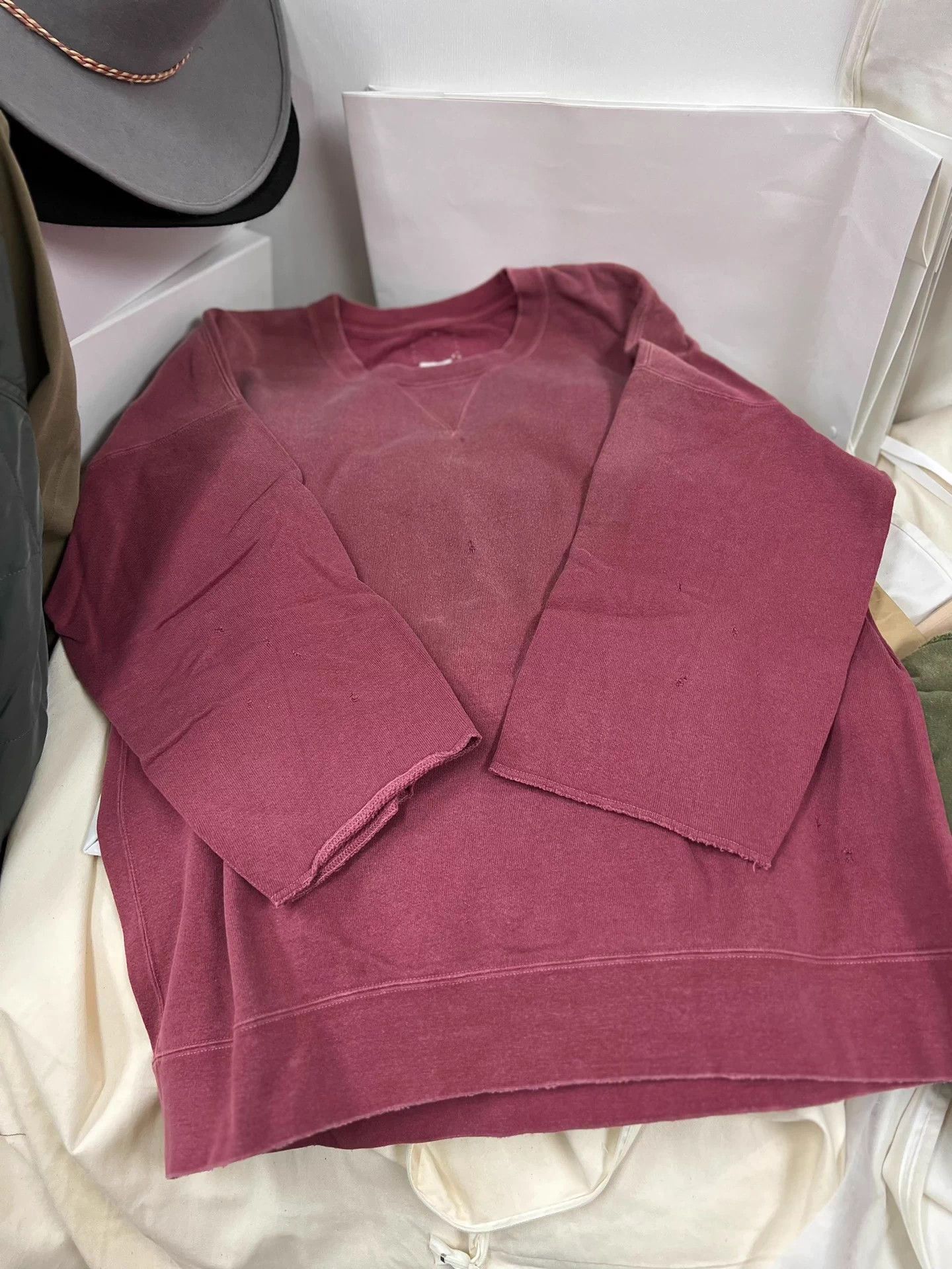 Visvim Red Long Sleeve Sweatshirt Size US XL / EU 56 / 4 - 1 Thumbnail